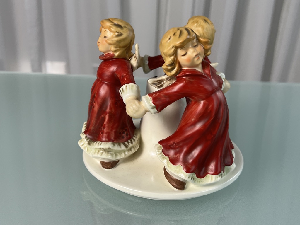 Goebel Figur HE 52 Engel Kerzenständer Reigen 13 cm + 15 cm Ø - 1 Wahl. Top Zustand