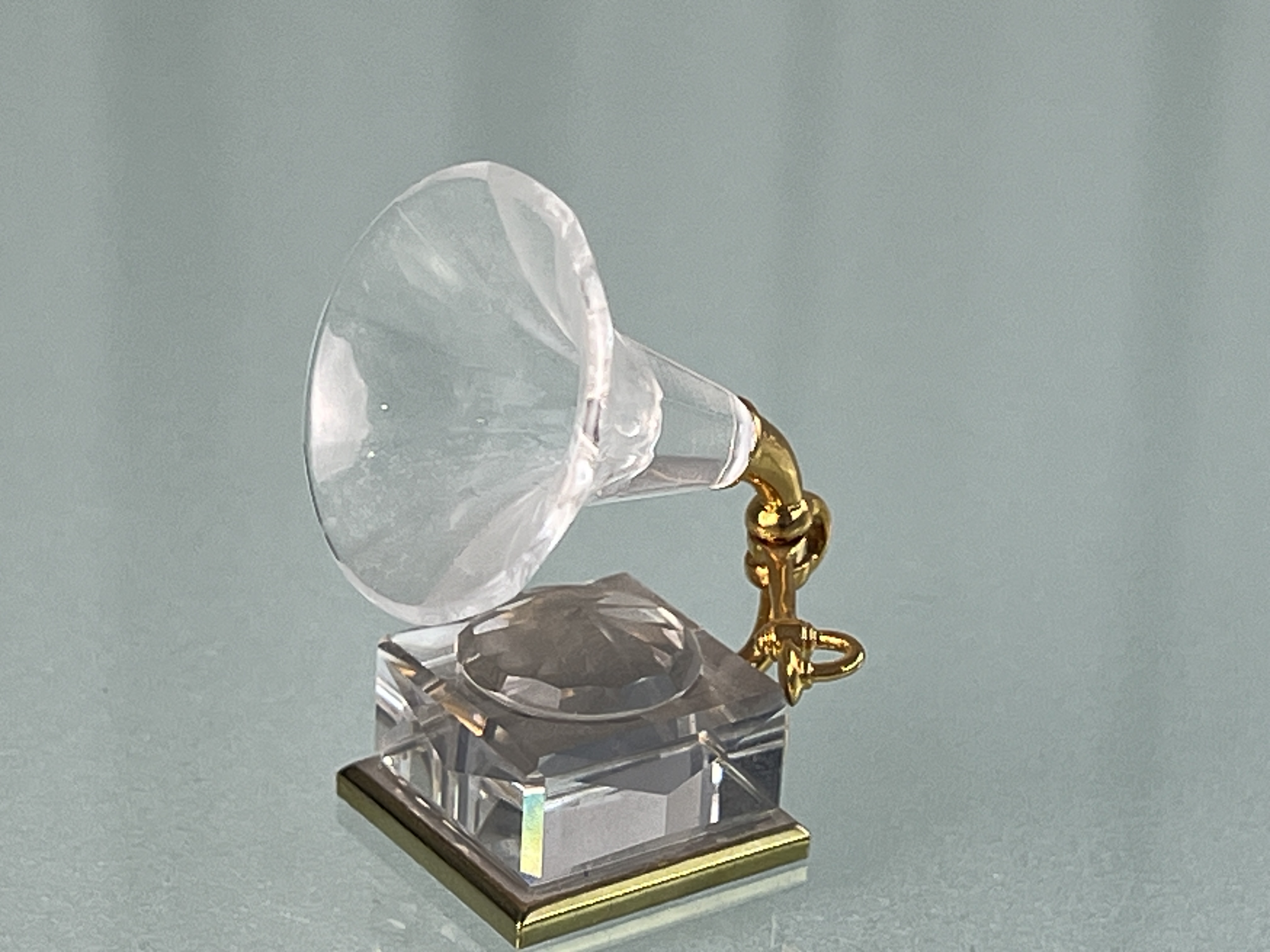 Swarovski Figur 191600 Grammophon 4 cm - Top Zustand 