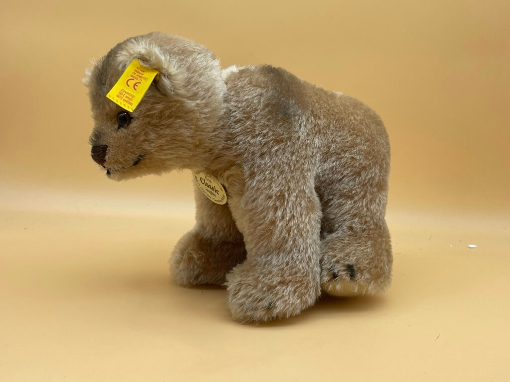 Steiff Tier Teddy Bär 034305 Classic Höhe: 17 cm. Länge 21 cm. Top Zustand 