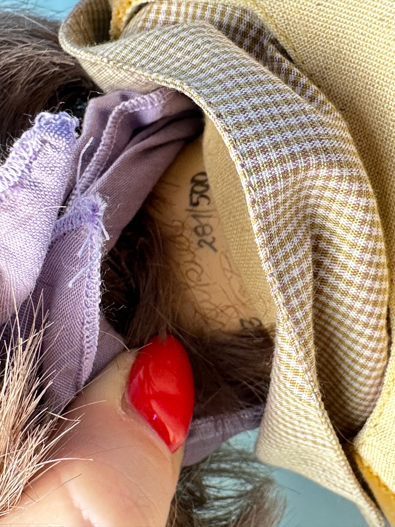 Sigikid Gabriele Plößner Künstlerpuppe Vinyl Puppe 48 cm. Top Zustand 