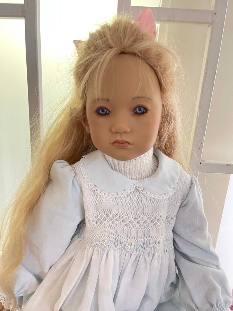Annette Himstedt Puppe Skille 75 cm. Top Zustand 