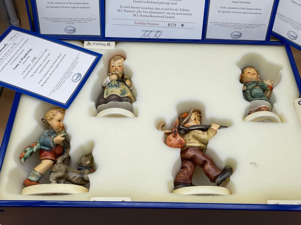 Hummel Figuren Set Die Vier Jahreszeiten. 1 Wahl - Top Zustand 