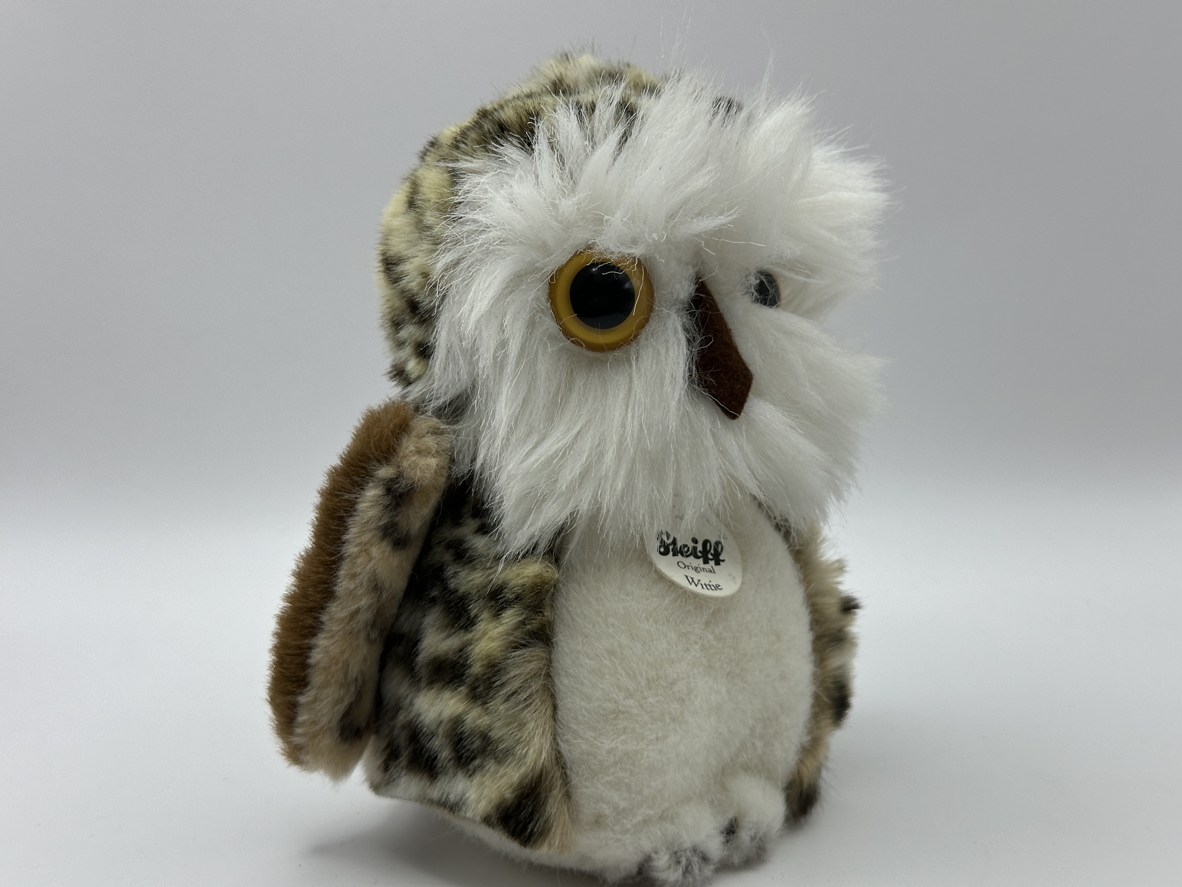 Steiff Tier 045608 - Wittie Eule 12cm. Top Zustand 