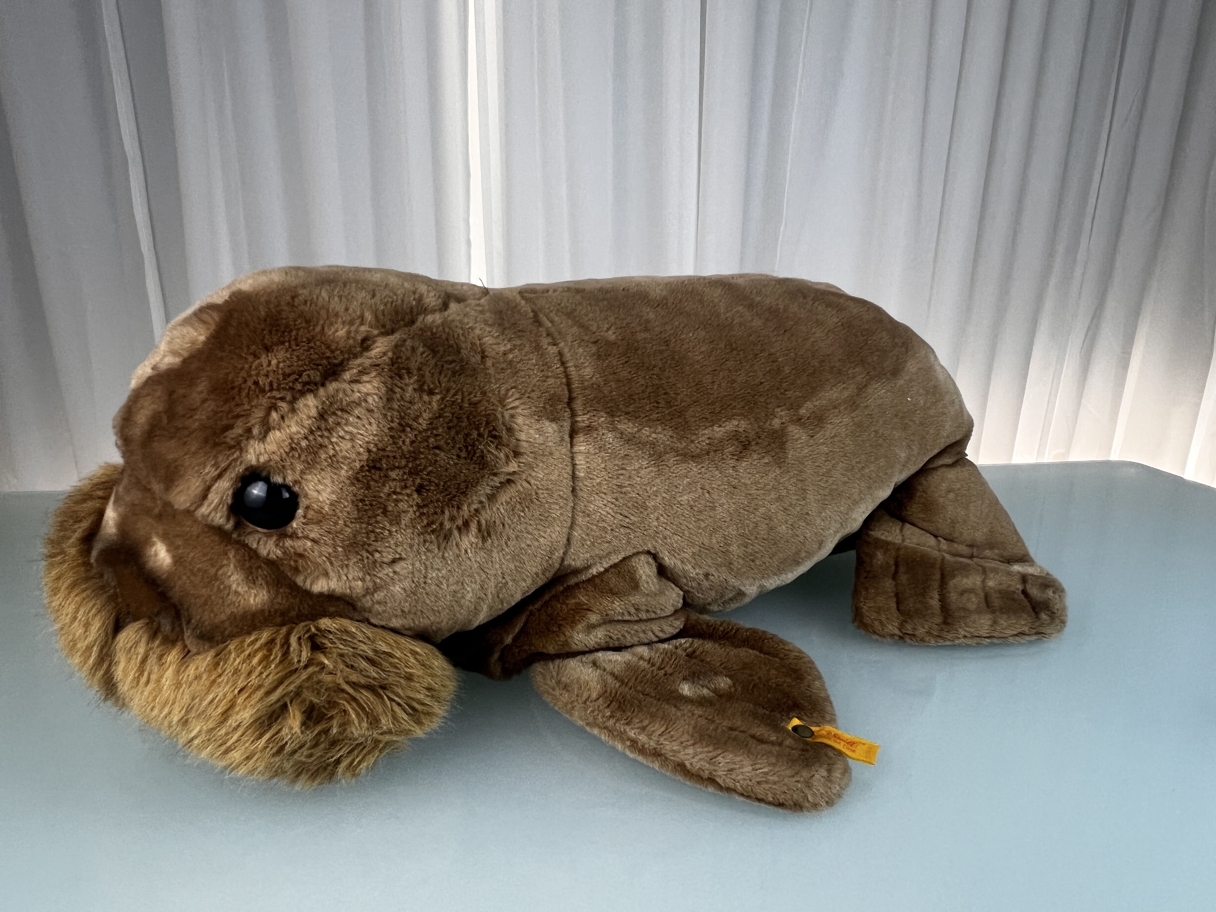 Steiff Tier 1174/55 Walross 55 cm. Top Zustand  