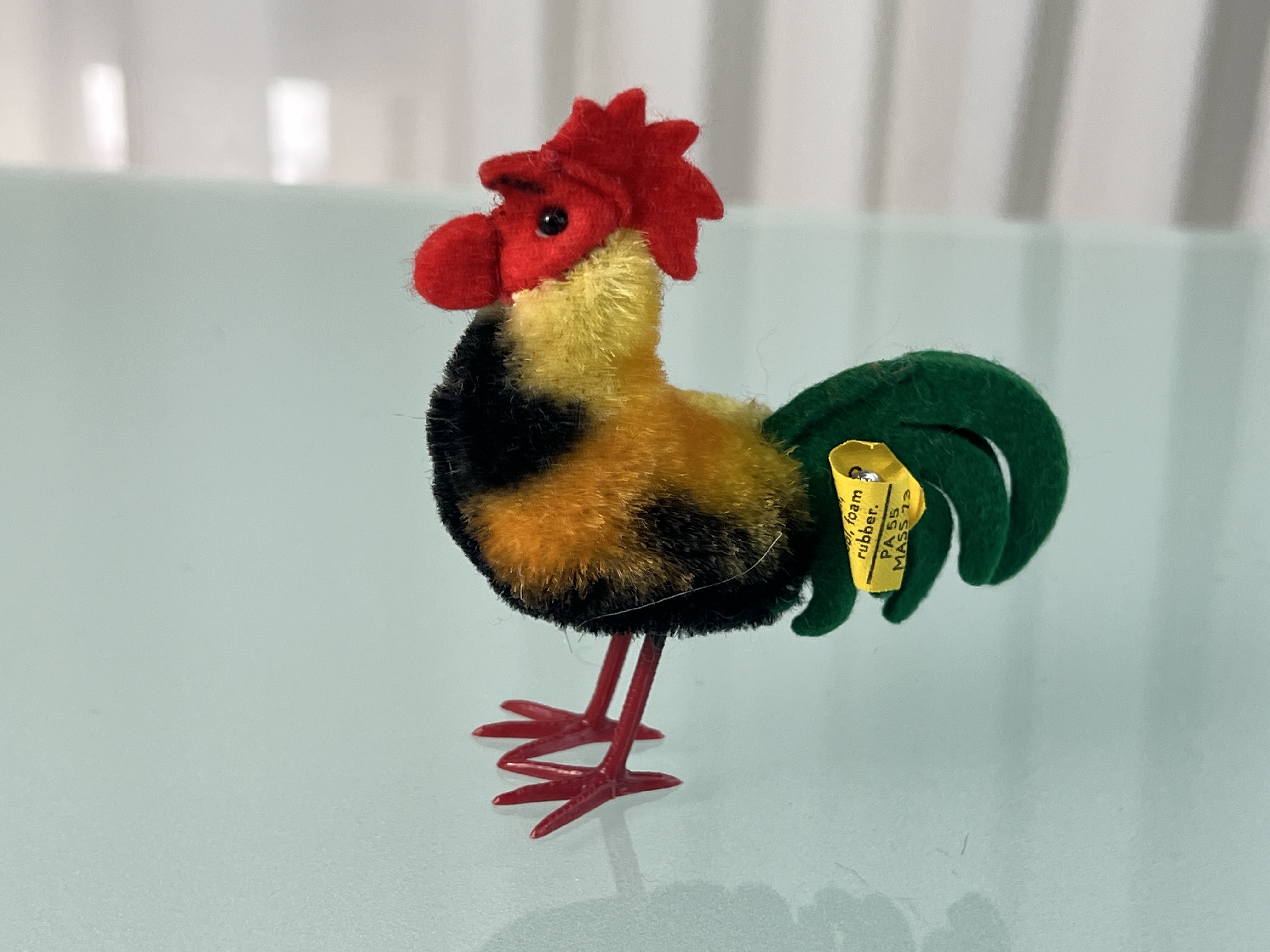 Steiff Tier Hahn 9 cm. Zustand siehe Fotos 