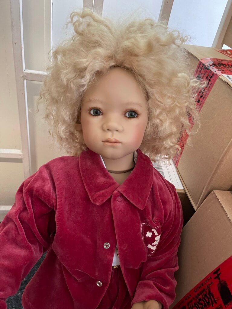 Annette Himstedt Puppe 77 cm. Top Zustand.  