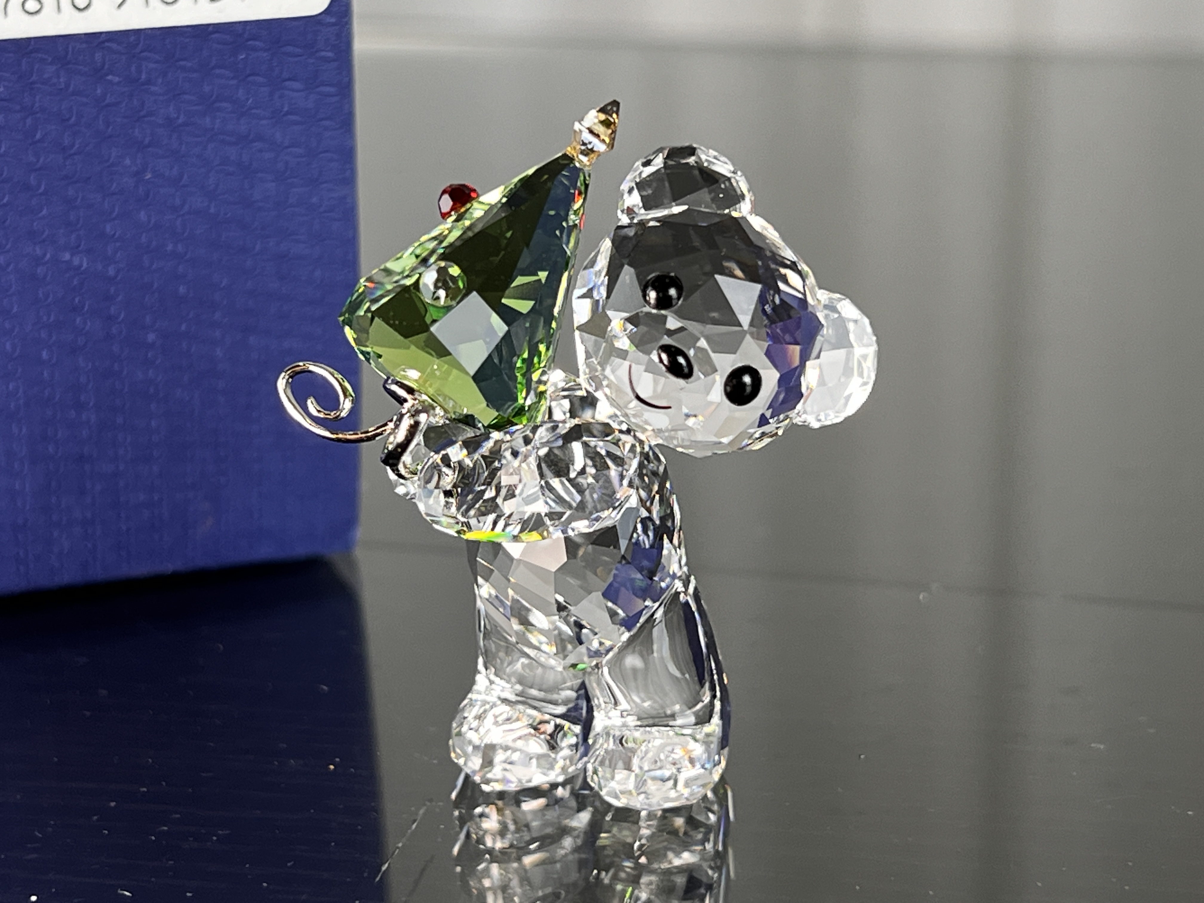 Swarovski Figur 1091815 Kris Bär 2011 Weihnachten 4,4 cm. - Top Zustand 