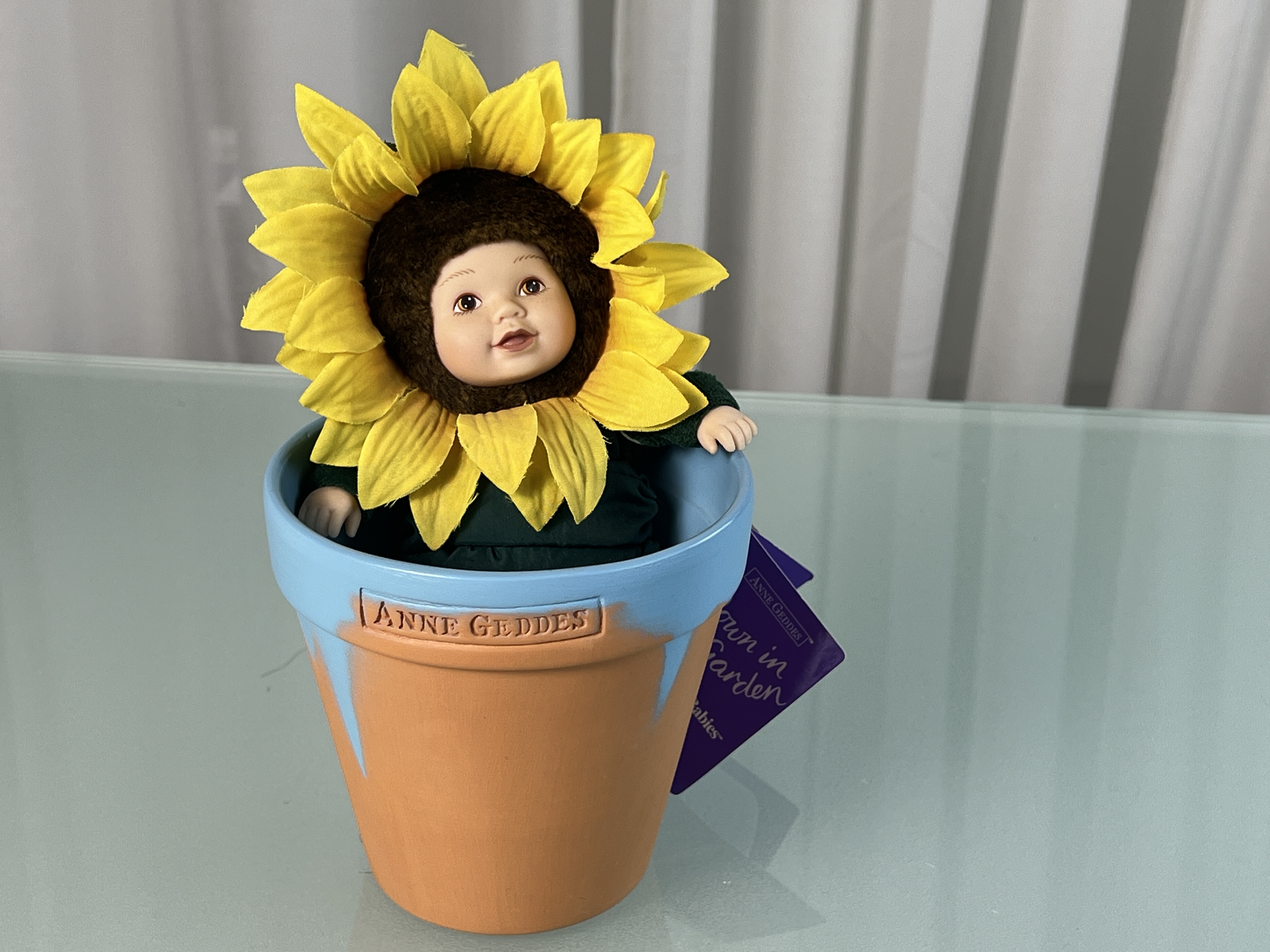 Anne Geddes Künstlerpuppe Vinyl Puppe 20 cm. Top Zustand 