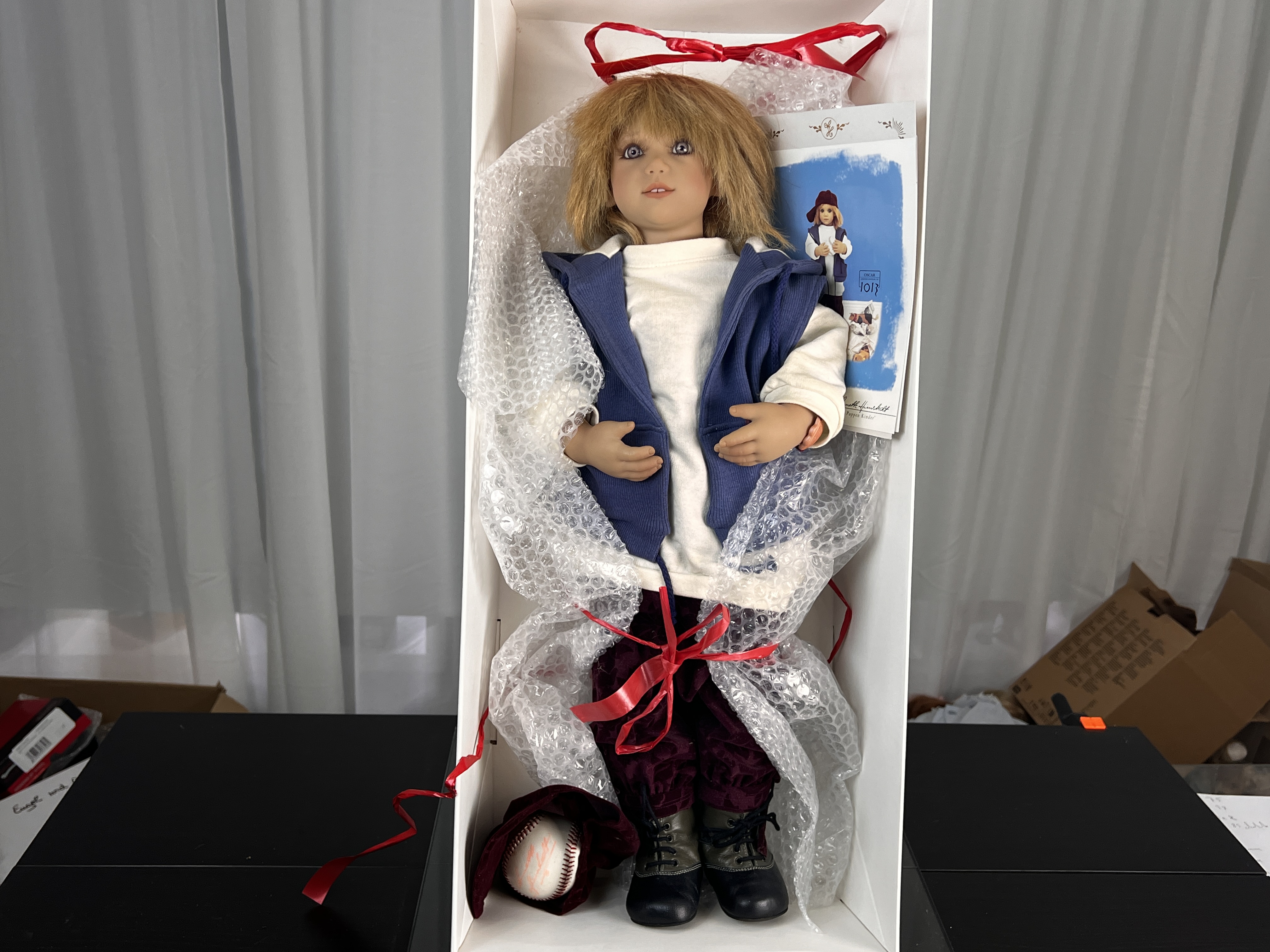 Annette Himstedt Puppe Oscar 65 cm. Top Zustand 