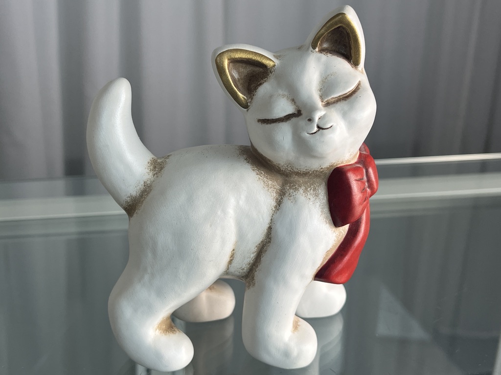 Thun Bozner Katze Figur 16 cm. - Top Zustand.    