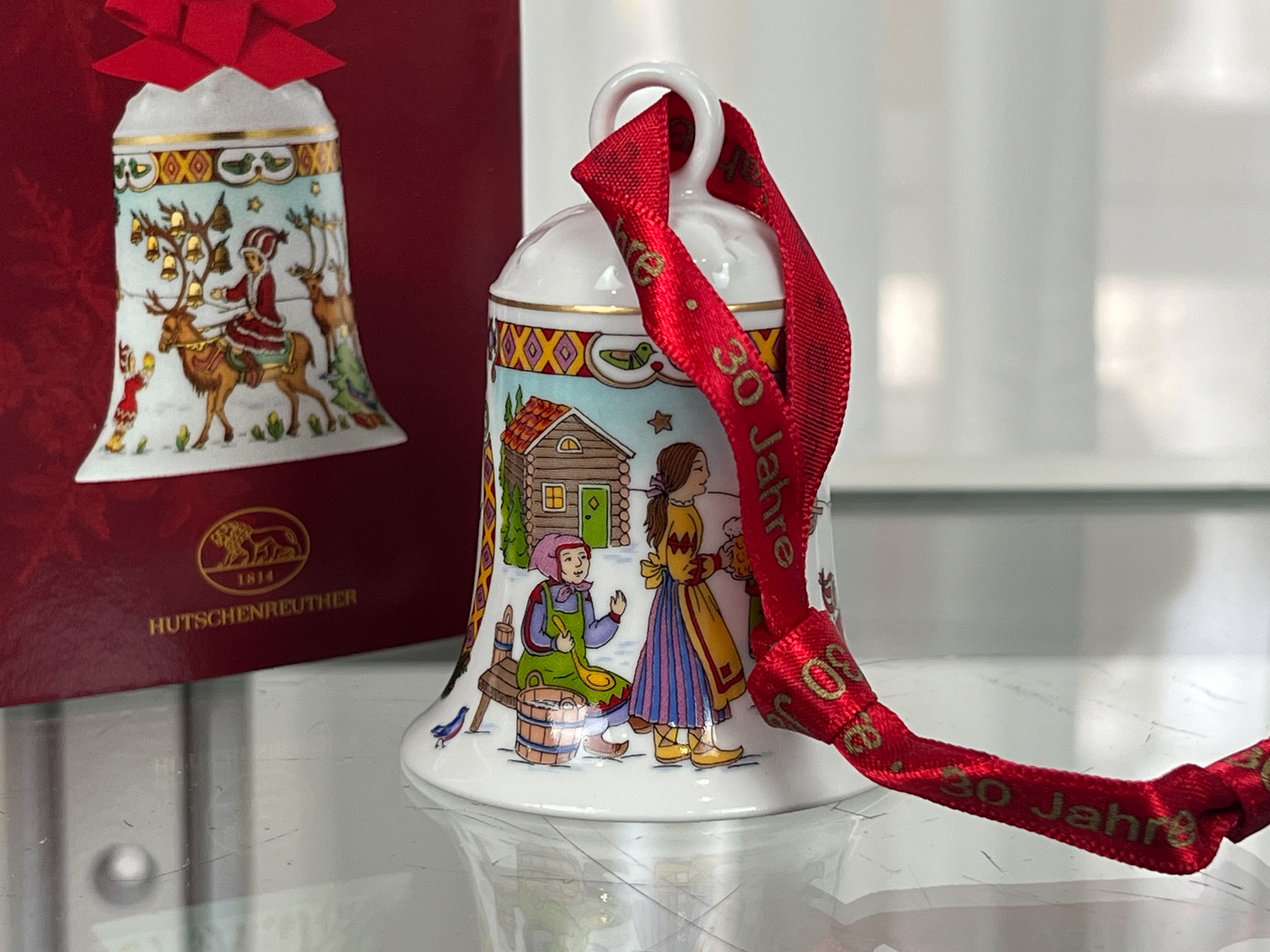  Hutschenreuther 2007 Weihnachtsglocke  7 cm. Top Zustand. 