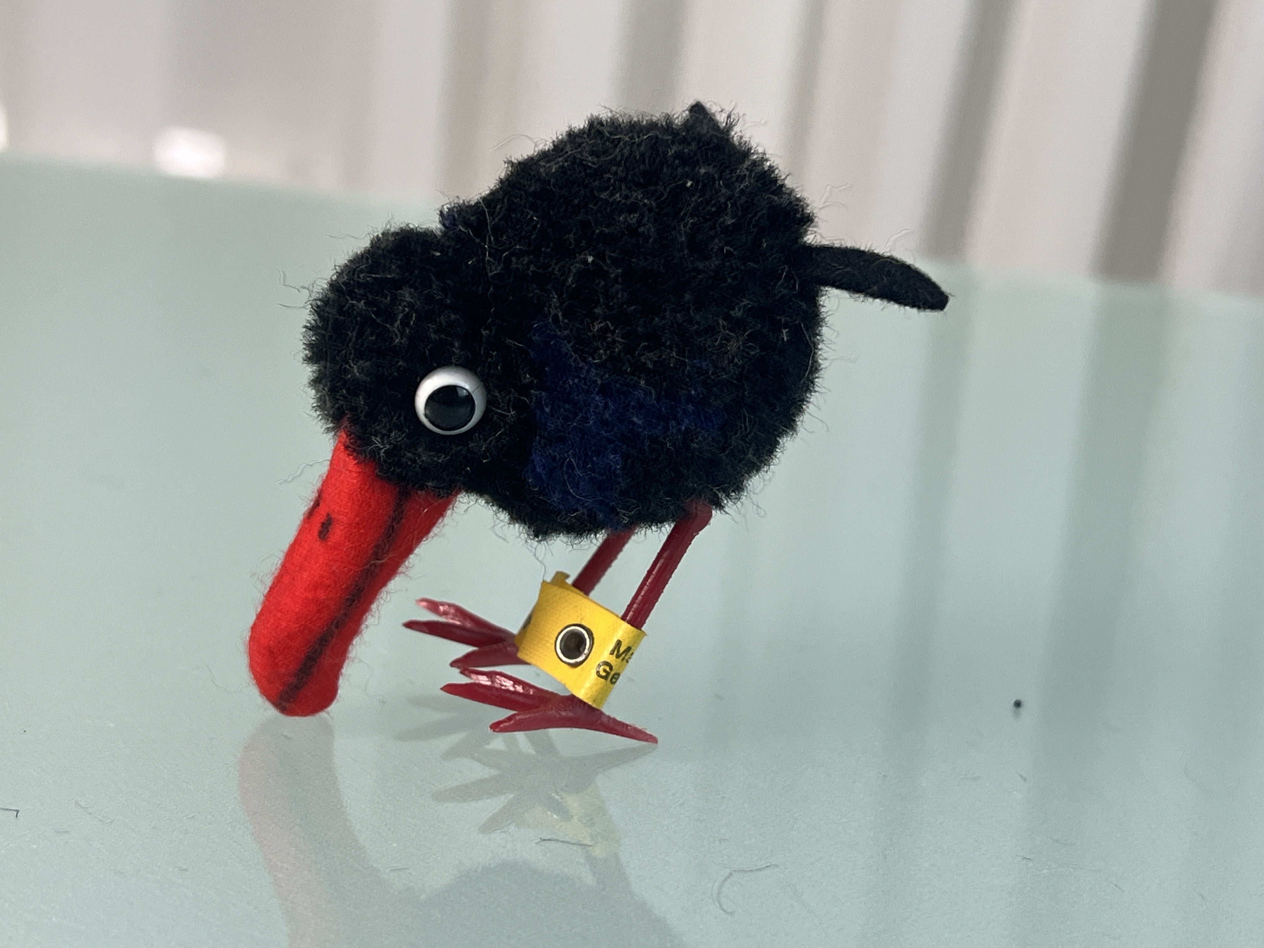 Steiff Tier Rabe 7 cm. Zustand siehe Fotos 