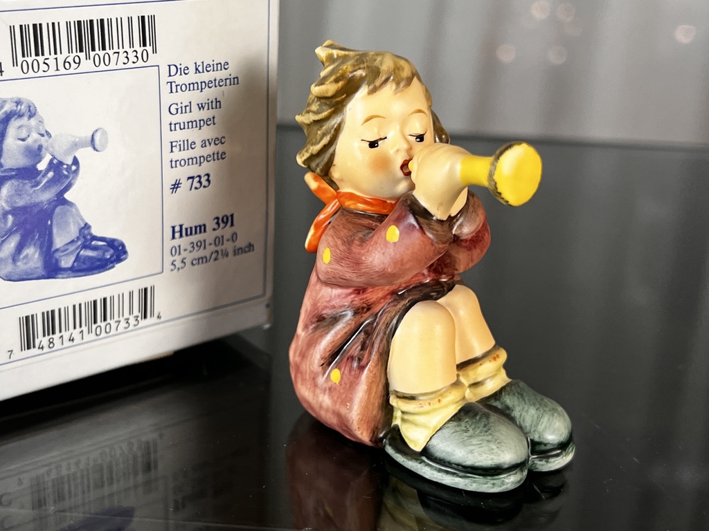  Hummel Figur 391 Die kleine Trompeterin 7 cm. 1 Wahl. Top Zustand 
