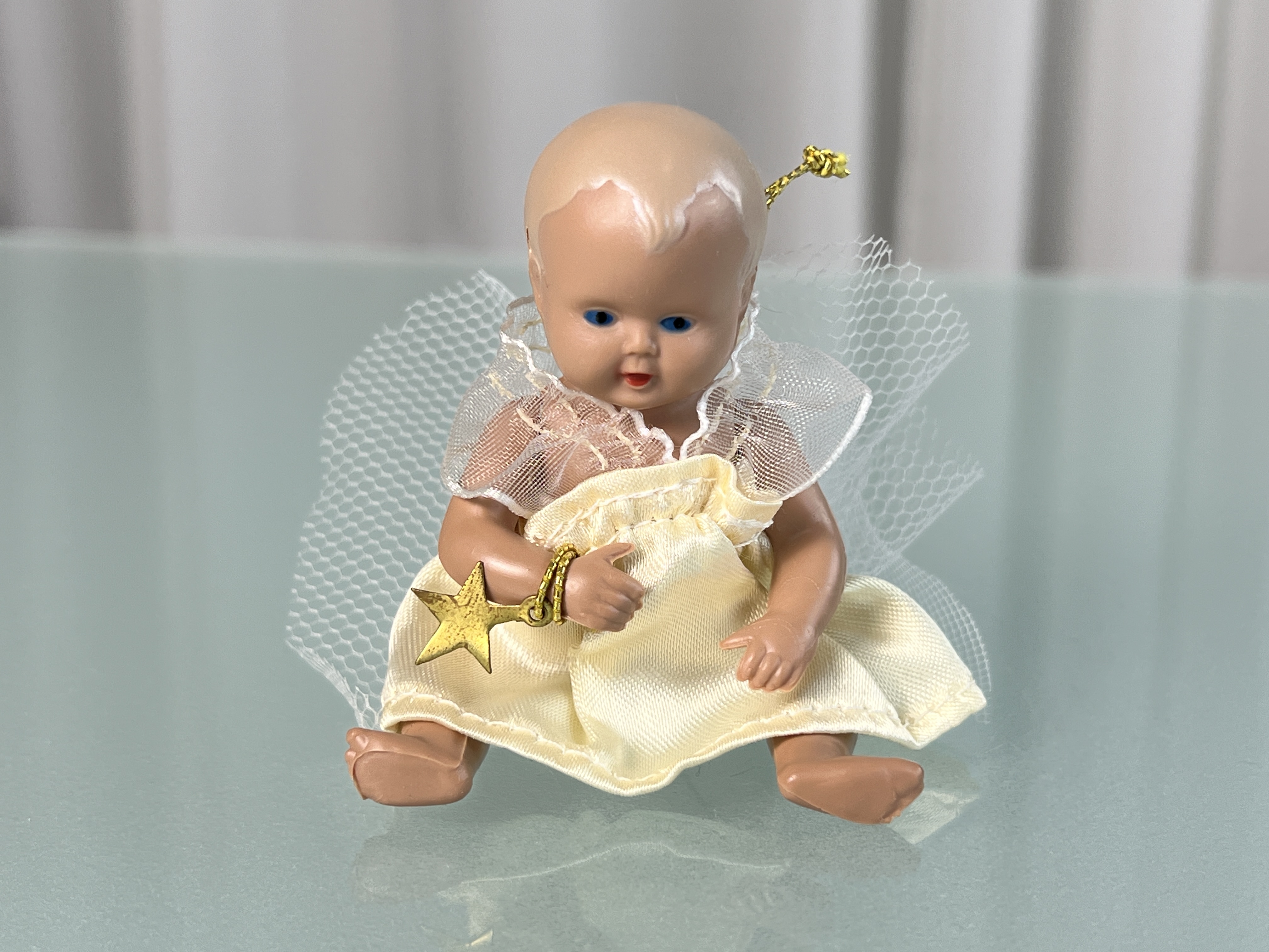 Schildkröt-Puppe Schildkrötpuppe Puppe 10 cm. Top Zustand  