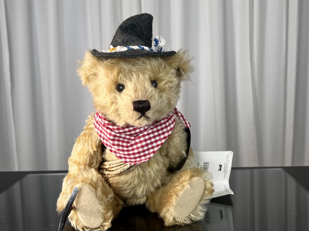 Steiff Tier 656606 Bergsteiger Bär 29 cm. Top Zustand