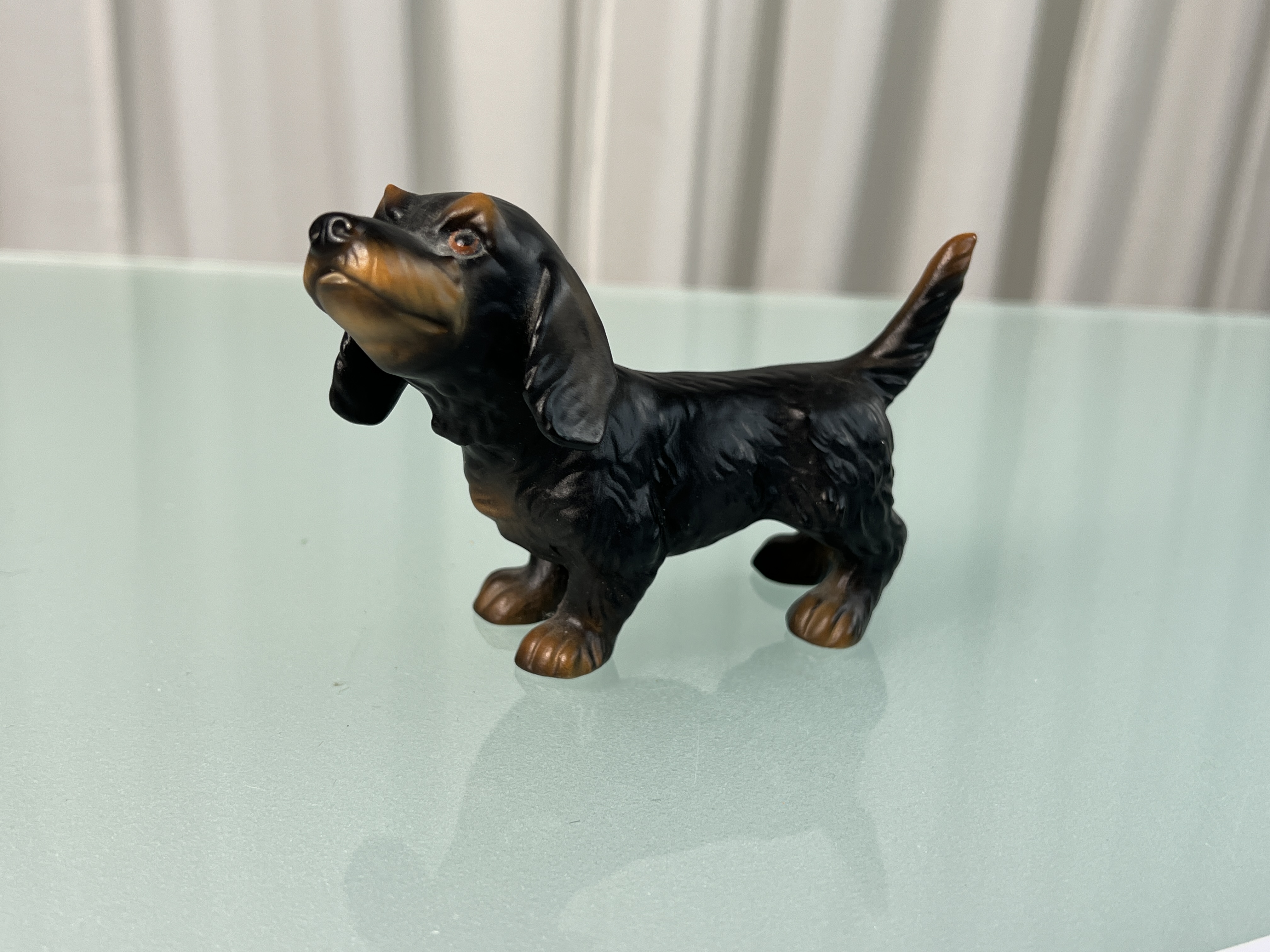 Goebel Vogel Figur Hund Dackel 9 x 12 cm. 1 Wahl Top Zustand     