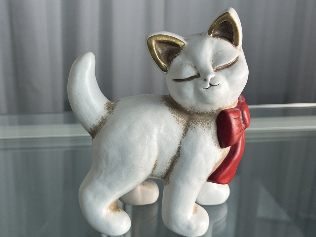 Thun Bozner Katze Figur 16 cm. - Top Zustand.    