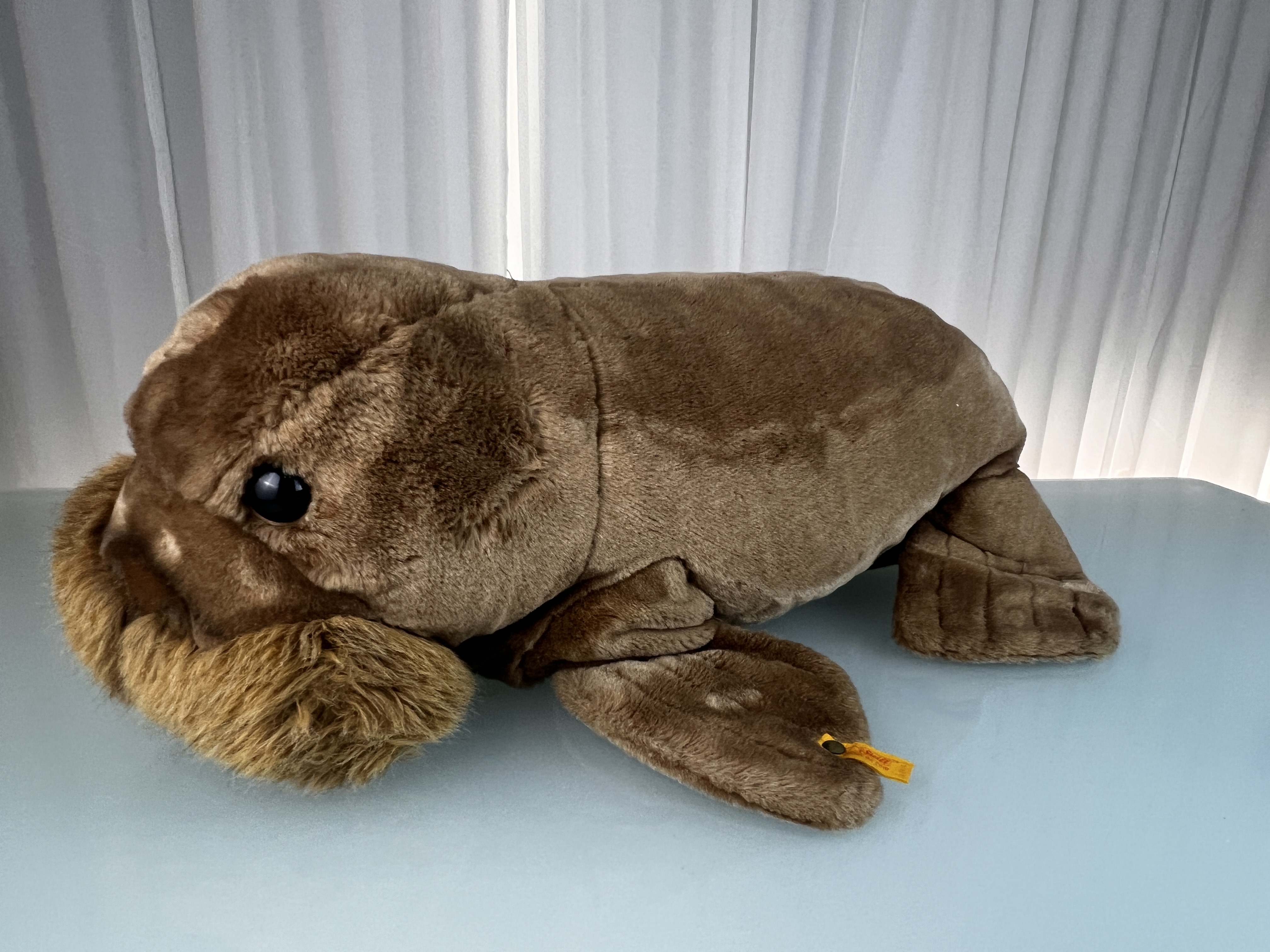 Steiff Tier 1174/55 Walross 55 cm. Top Zustand  