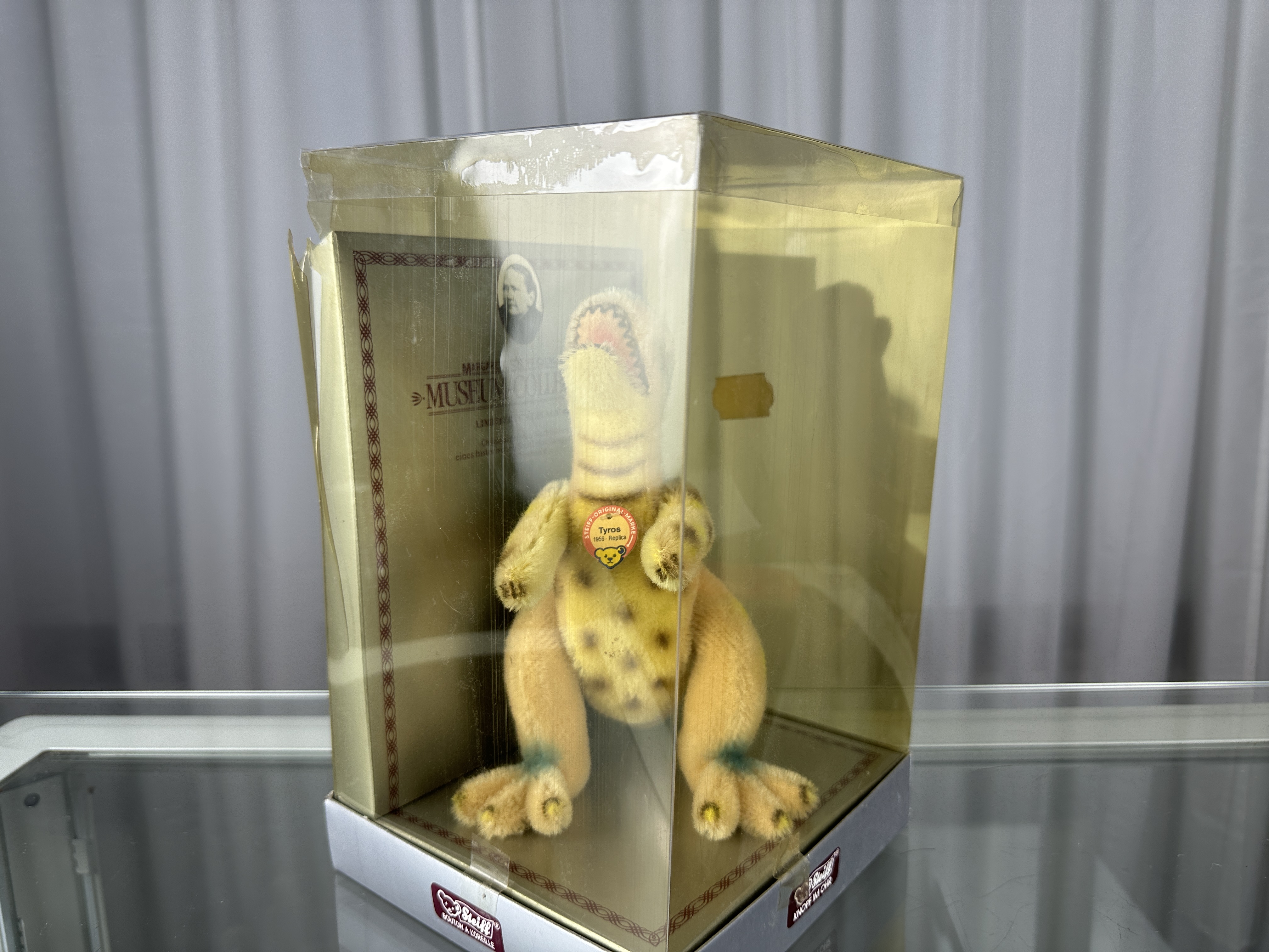  Steiff Tier 401718 Replica Tyros Rex 20 cm lang. Top Zustand