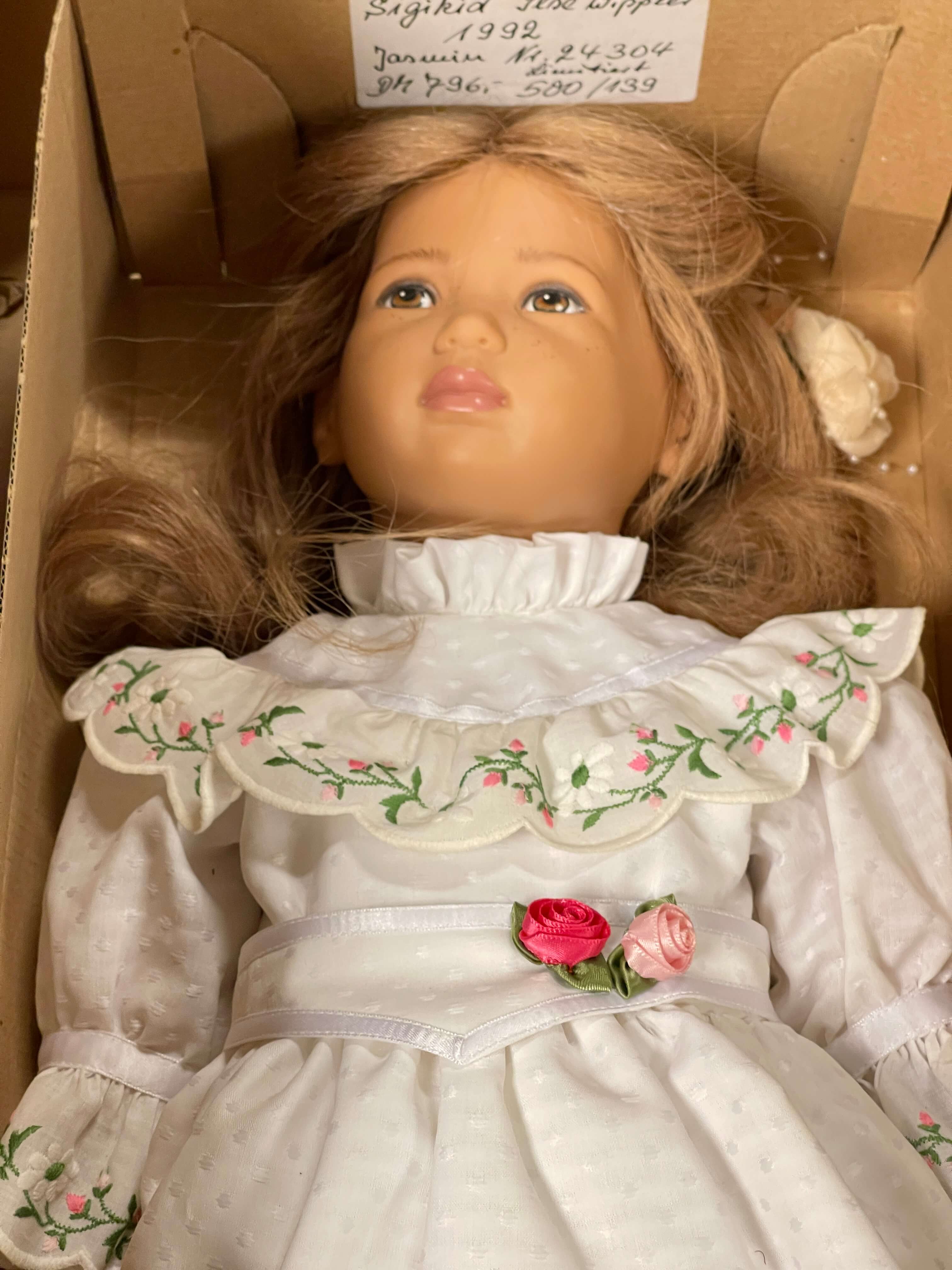 Sigikid Ilse Wippler Vinyl Puppe 62 cm. Top Zustand