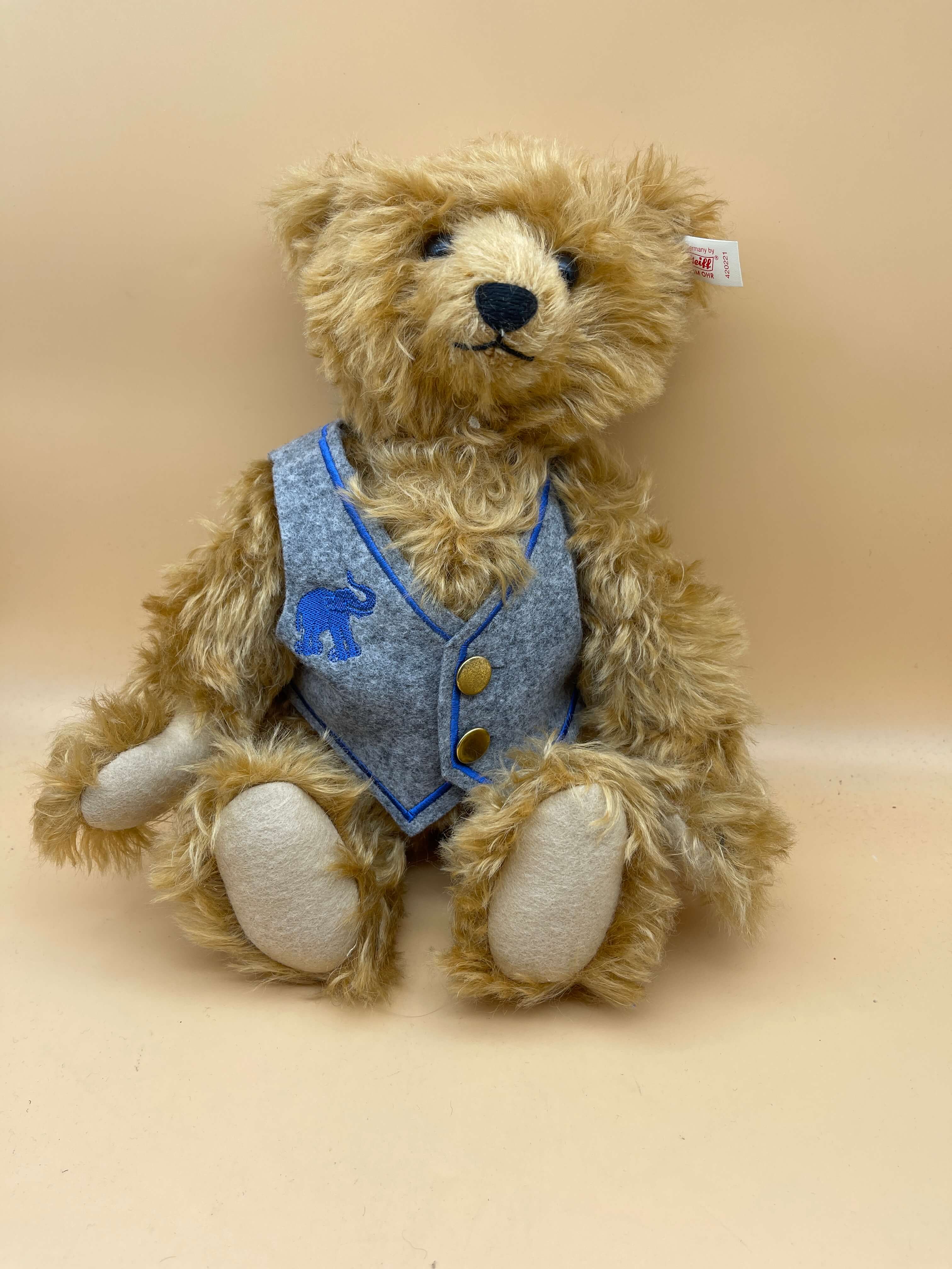 Steiff Tier 420221 Jahrhundertbär Teddy 32 cm. Top Zustand 