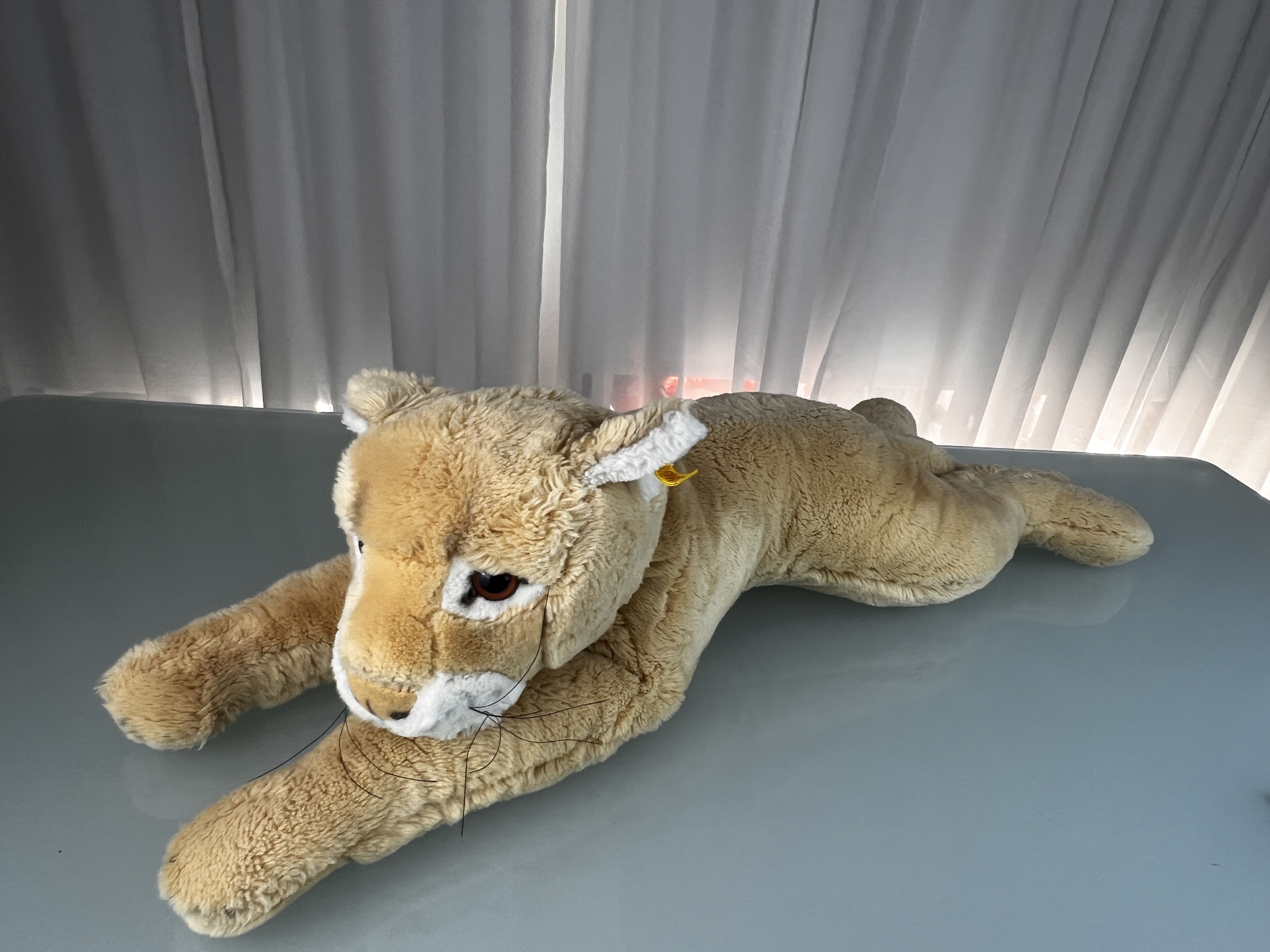Steiff Tier 0385/75 Puma 75 cm. Top Zustand  
