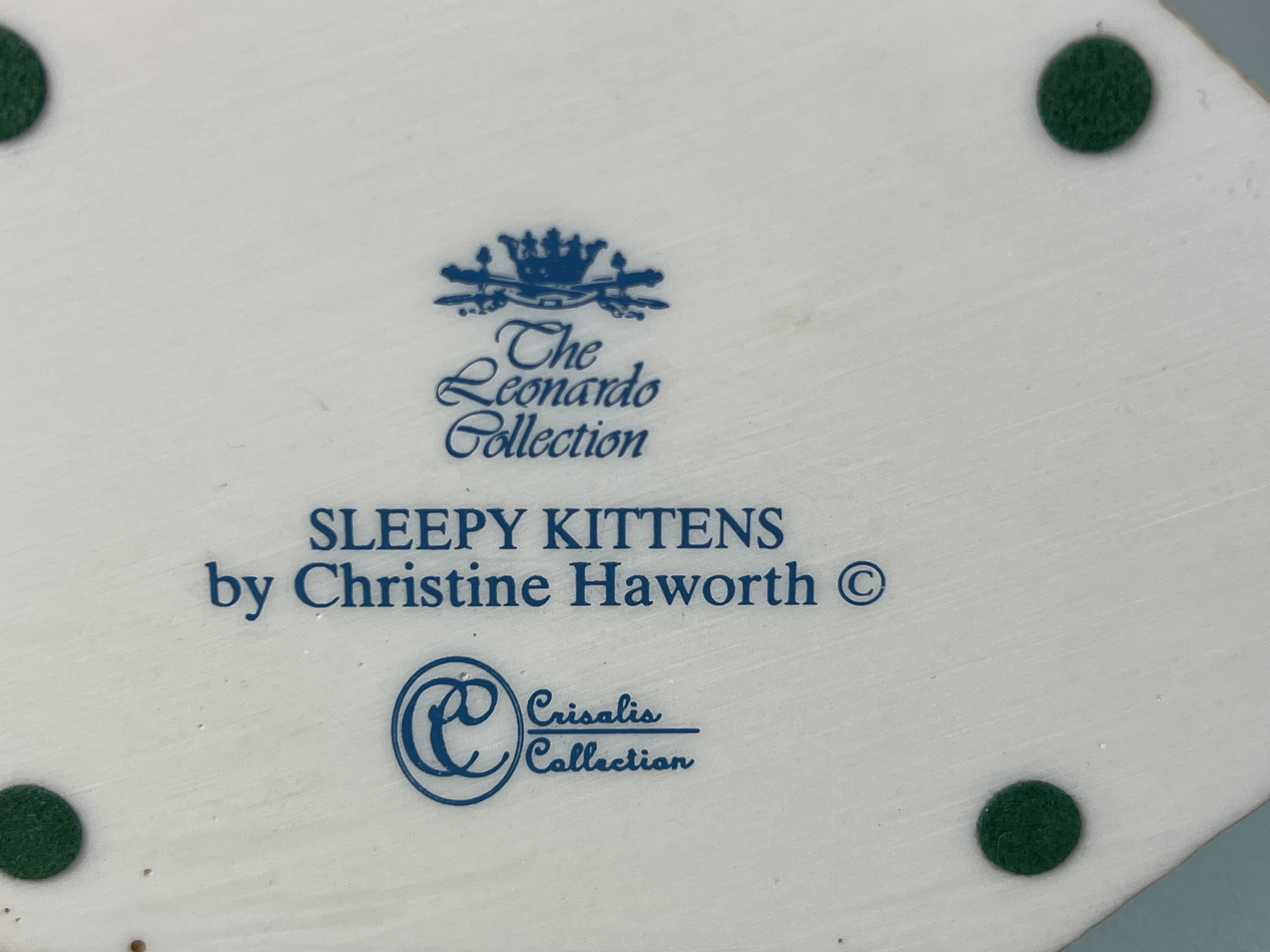 The Leonardo Collection Sleepy Kittens Figur 13,5 cm. Top Zustand 