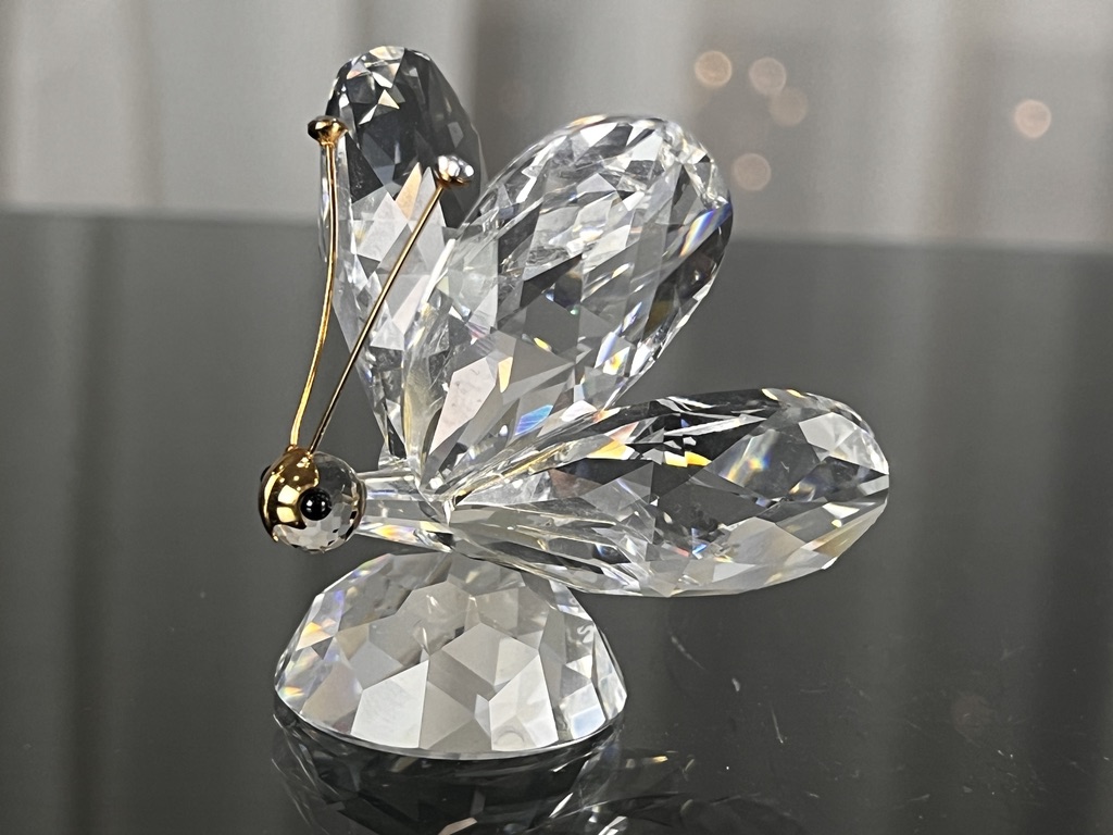  Swarovski Figur Schmetterling Groß. 5,2 cm. - Top Zustand