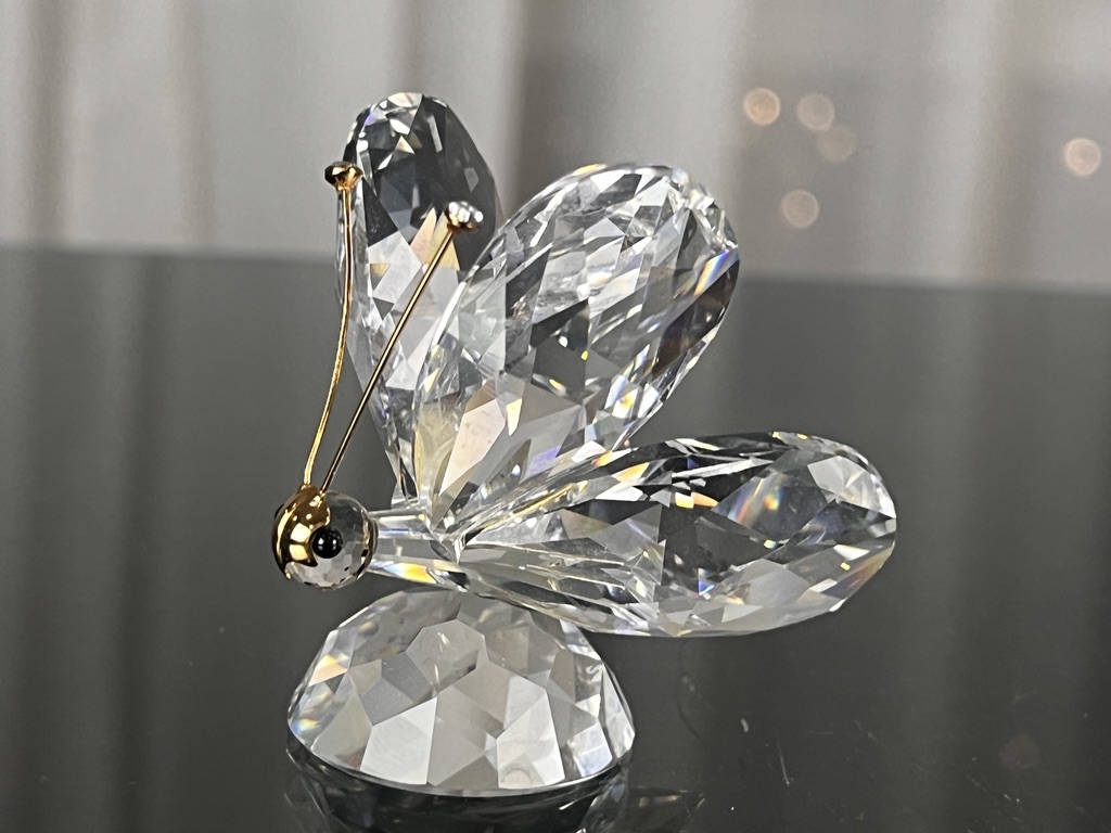  Swarovski Figur Schmetterling Groß. 5,2 cm. - Top Zustand