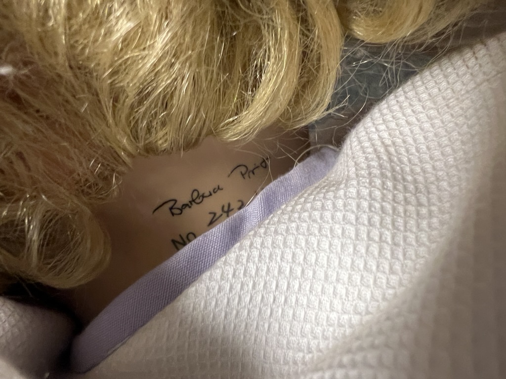 Barbara Prusseit Porzellan Puppe 55 cm. Top Zustand   