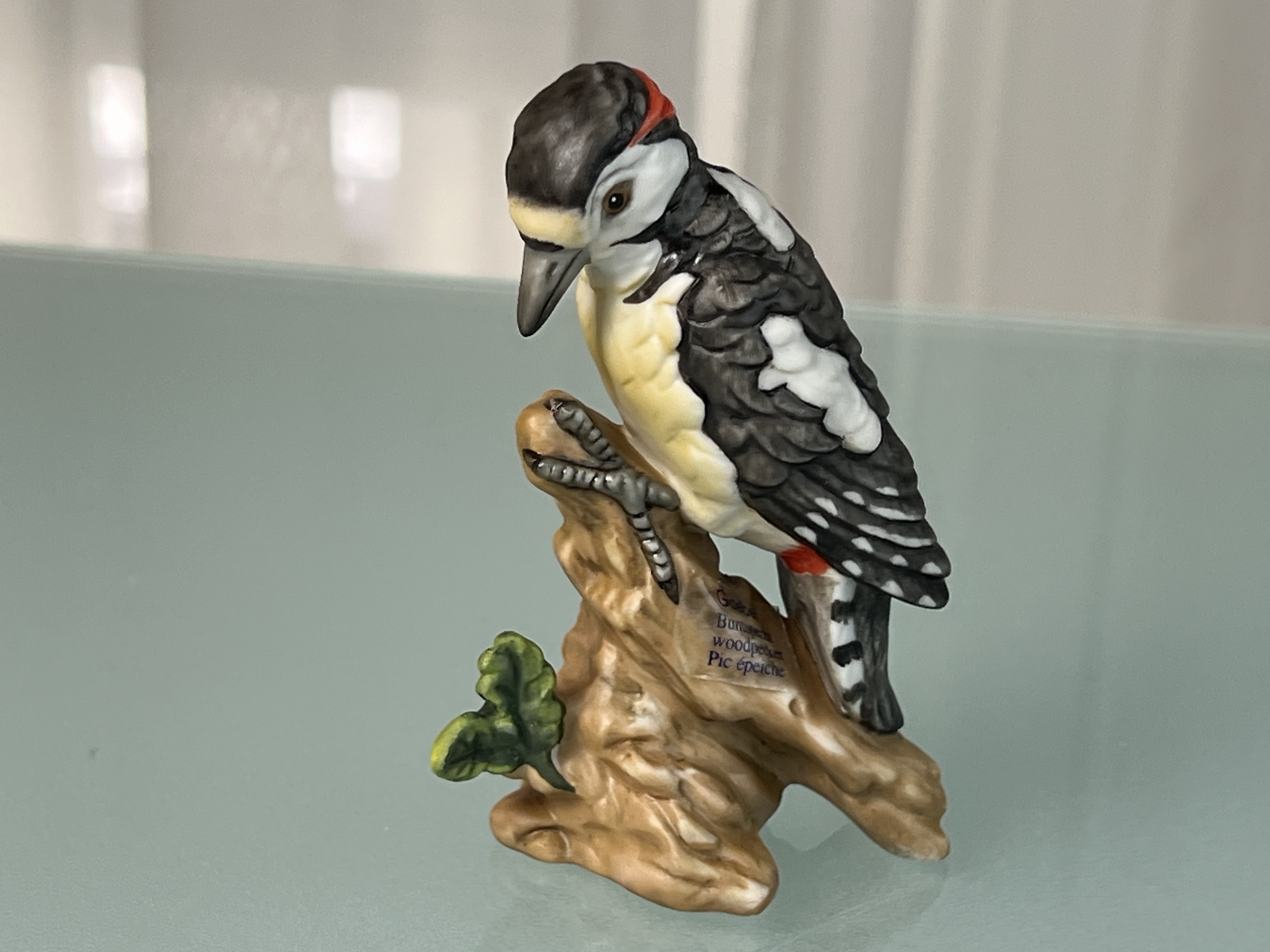 Goebel Figur Vogel des Jahres 1997 Buntspecht 10 cm. Top Zustand  