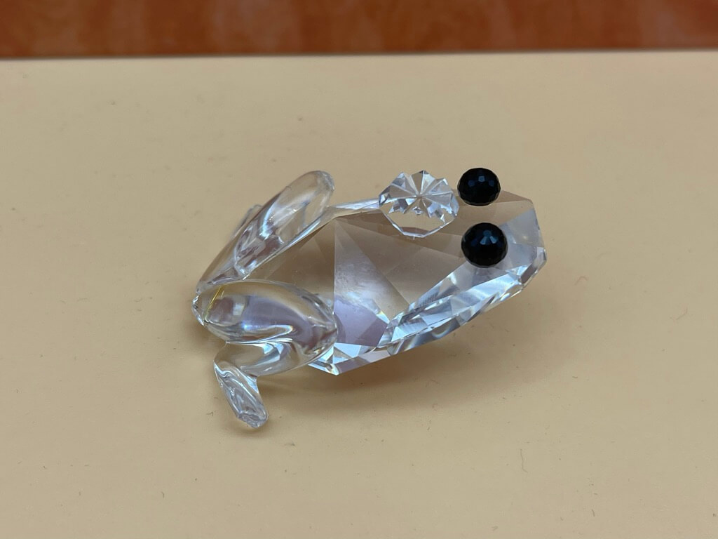 Swarovski Figur 010010 Froschkönig 5,5 cm. Top Zustand