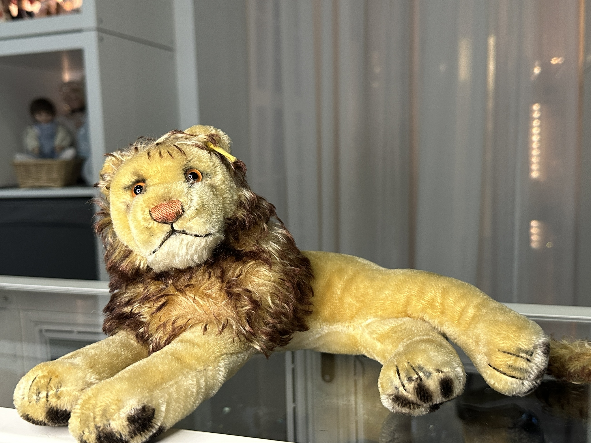 Steiff Tier Löwe Leo 37 cm. Top Zustand 