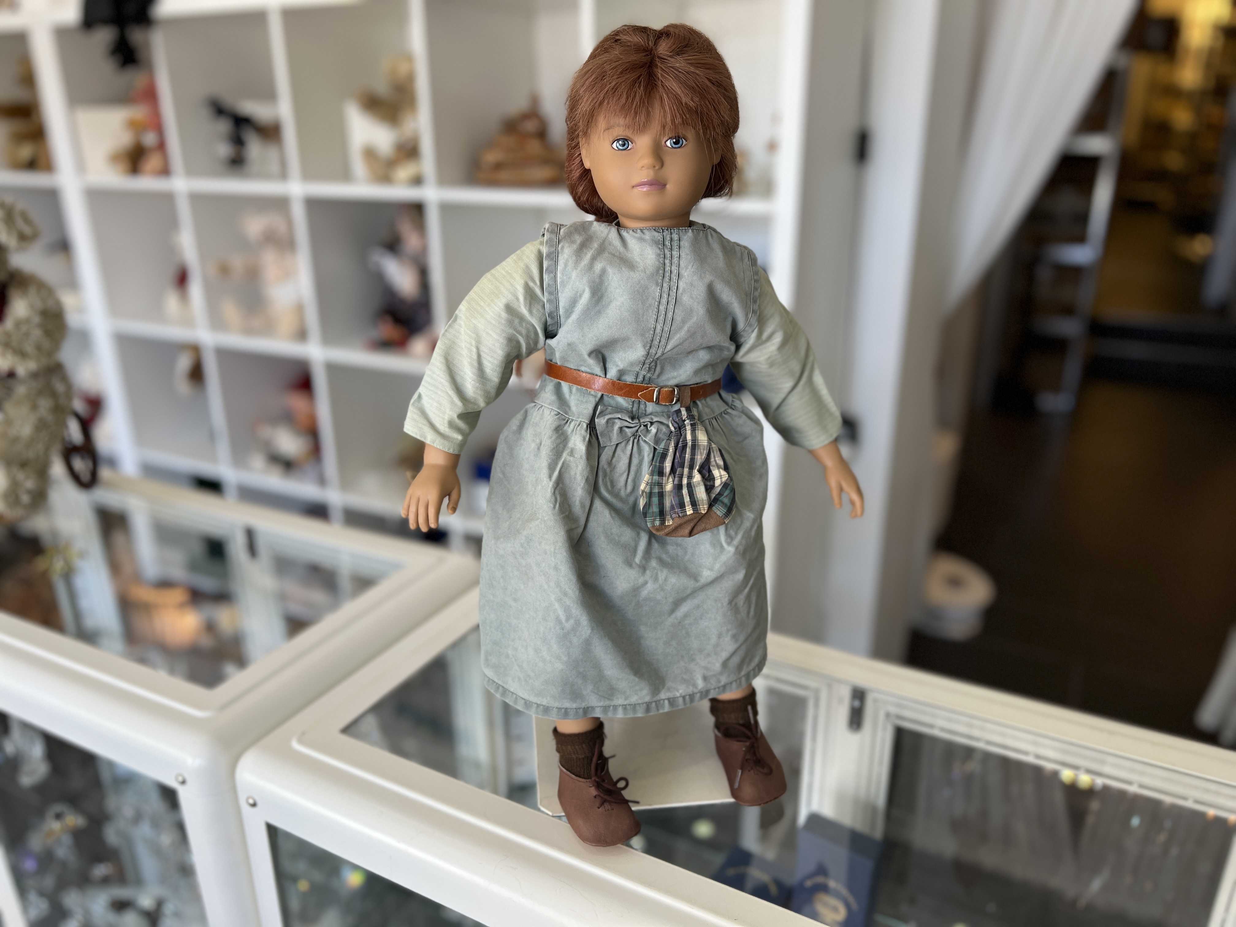 Sigikid Künstlerpuppe Vinyl Puppe 55 cm. Top Zustand   