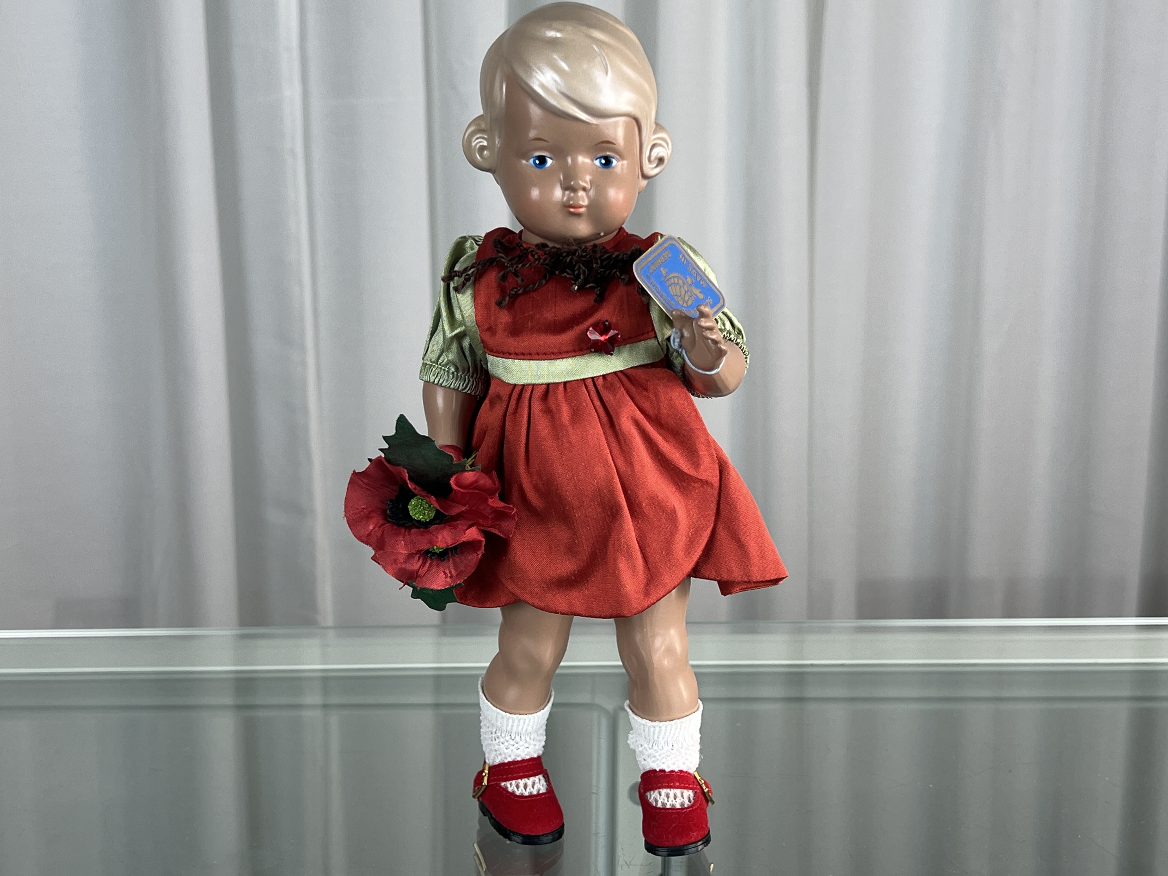 Schildkrötpuppe Puppe 25 cm. Top Zustand 