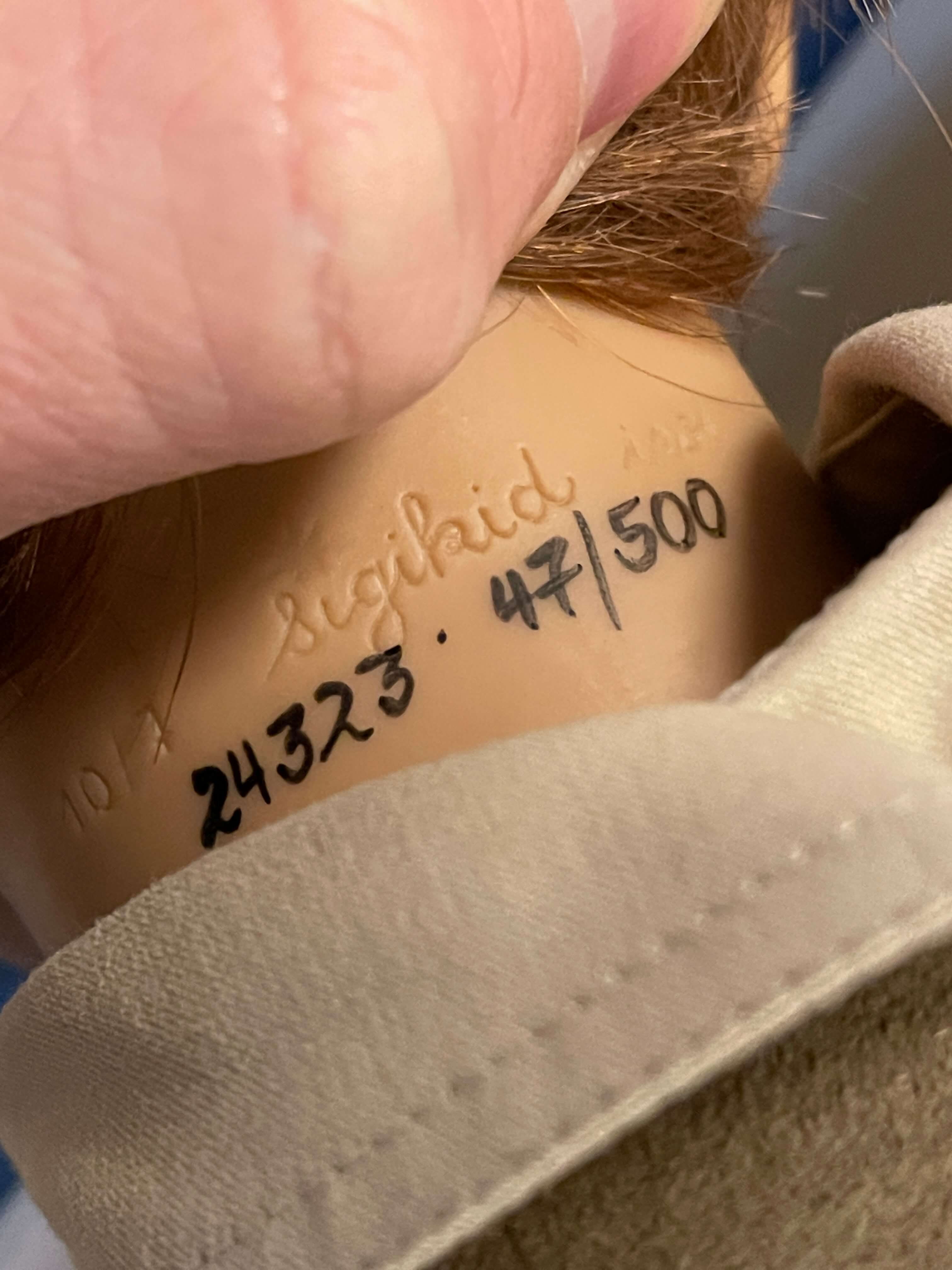 Sigikid Ilse Wippler Vinyl Puppe 62 cm. Top Zustand  