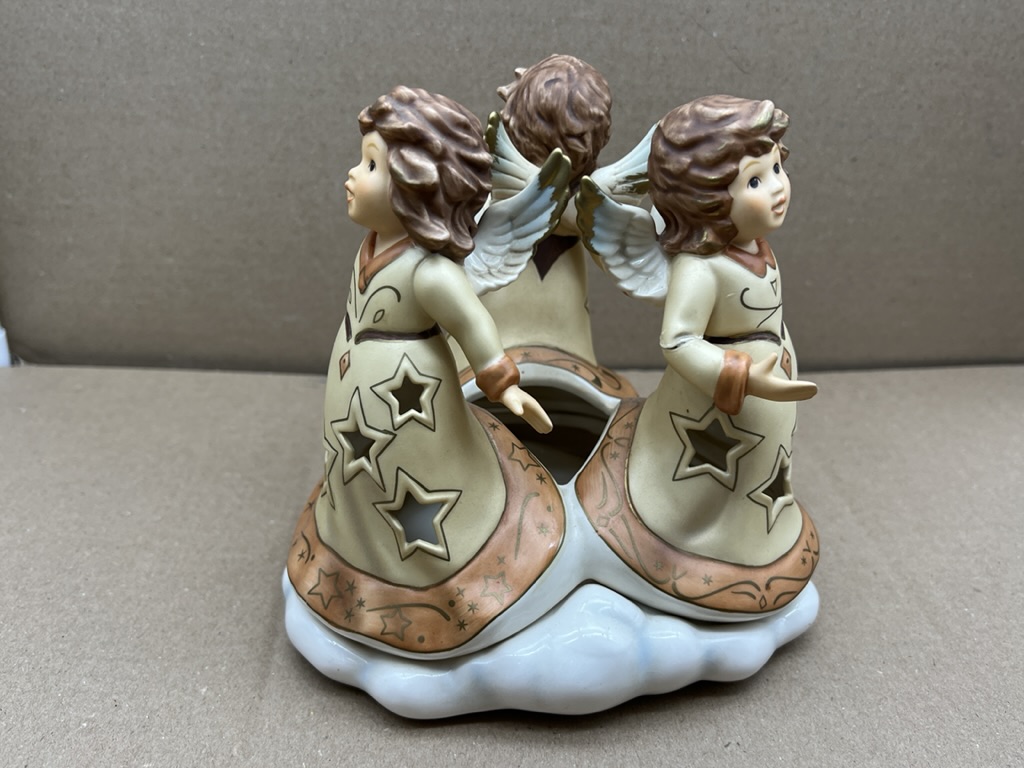Goebel Figur 44 027 Engel Reigen Teelicht 17 cm. 1 Wahl Top Zustand   