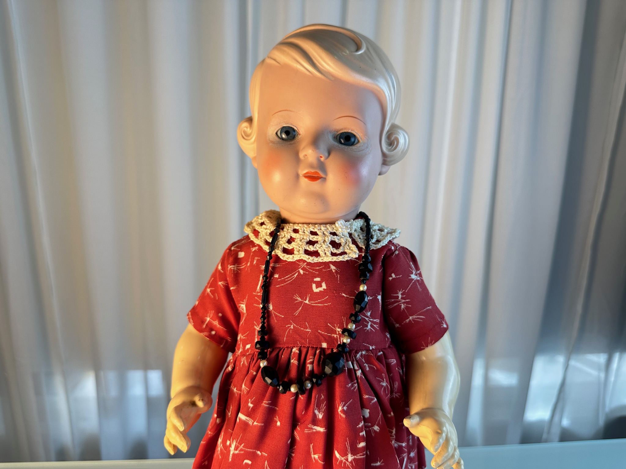 Schildkrötpuppe Puppe  Sammler Puppe 49 cm. Top Zustand 