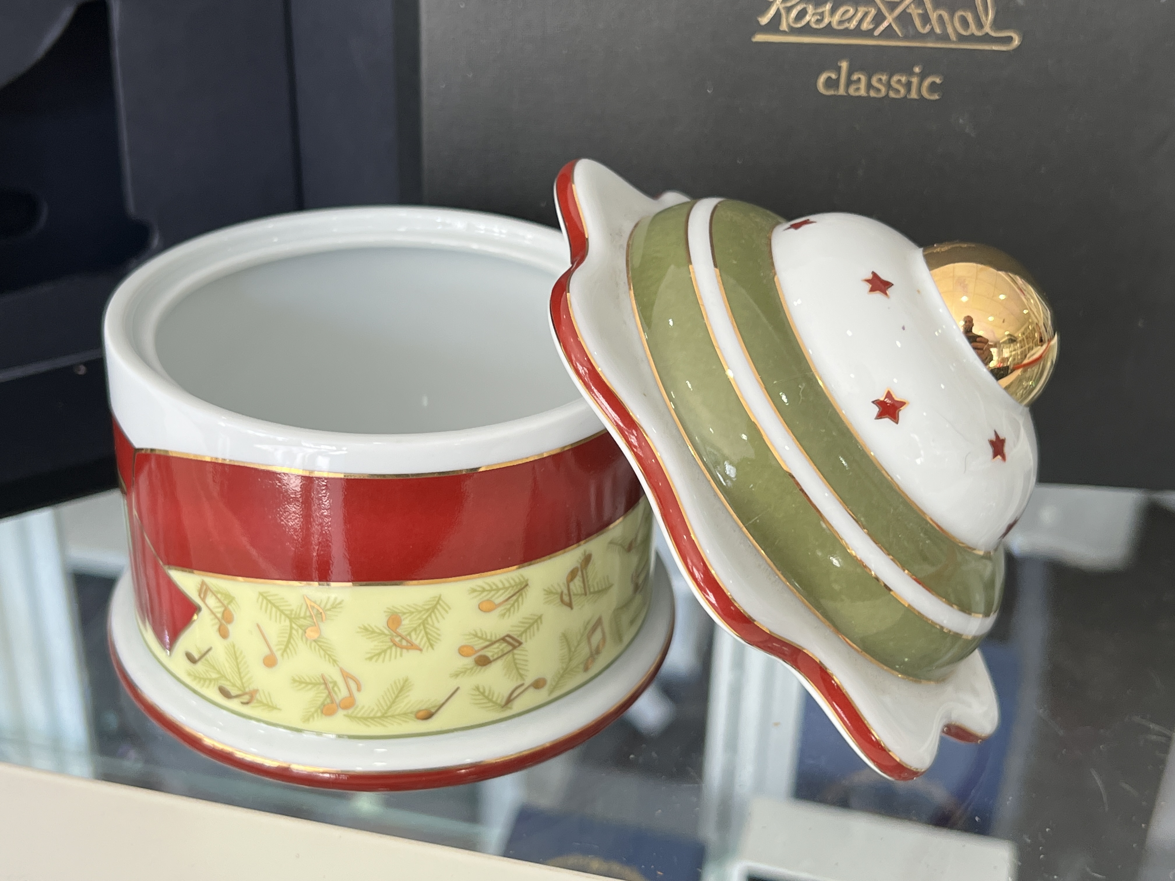 Rosenthal Zuckerdose Bonboniere Höhe 13 cm. - Ø: 12,5 cm - 1 Wahl  Top Zustand     