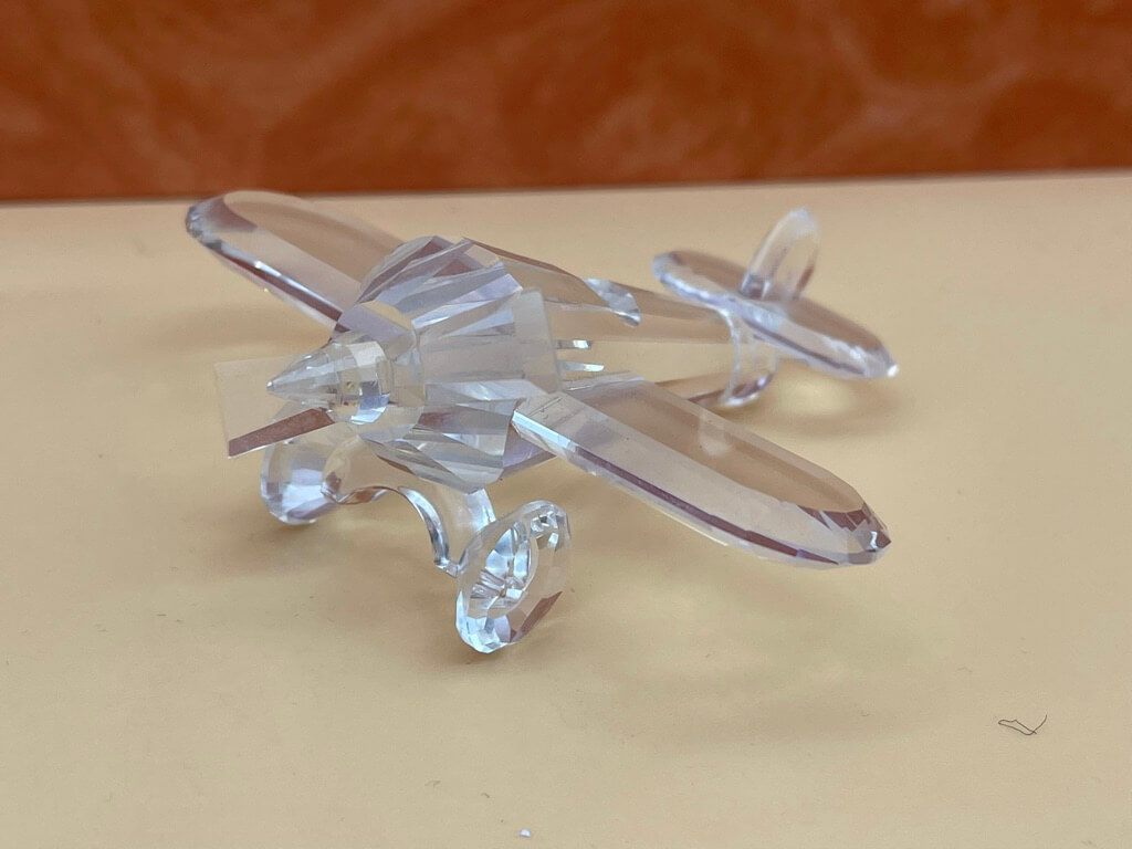 Swarovski Figur 152111 Flugzeug 8 cm. - Top Zustand