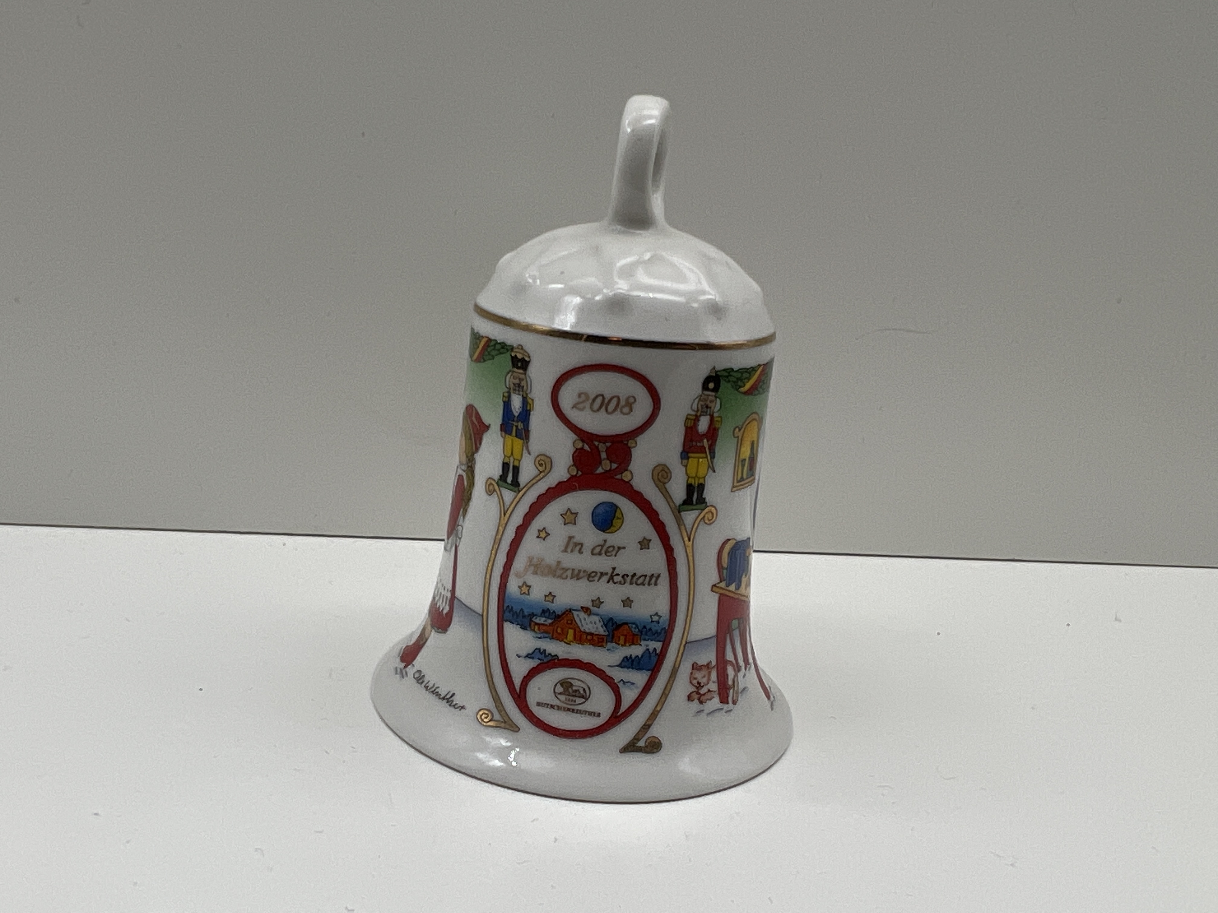  Hutschenreuther 2008 Weihnachtsglocke  7 cm. Top Zustand.   