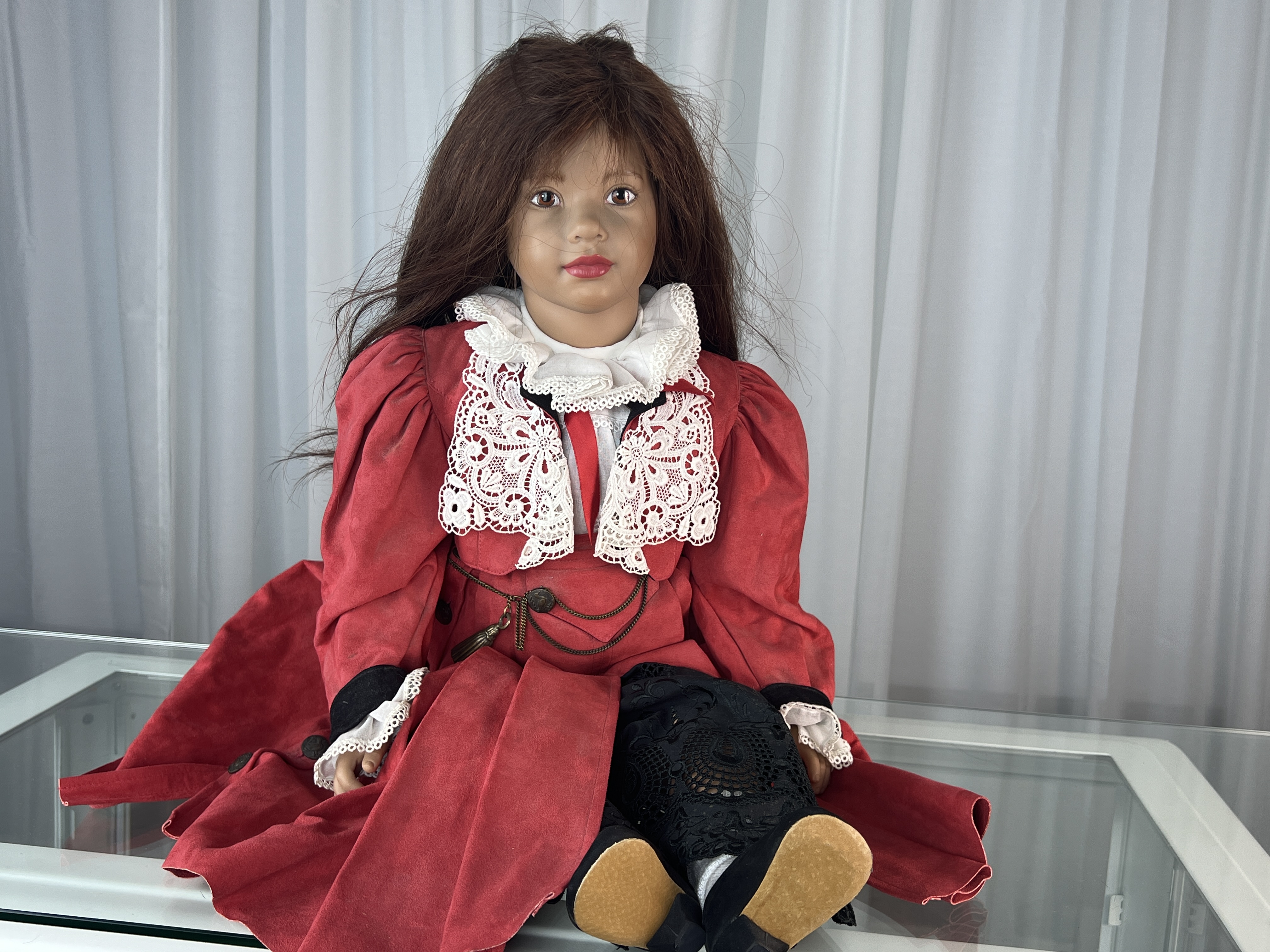 Sigikid Ilse Wippler Künstlerpuppe Vinyl Puppe 68 cm. Top Zustand 