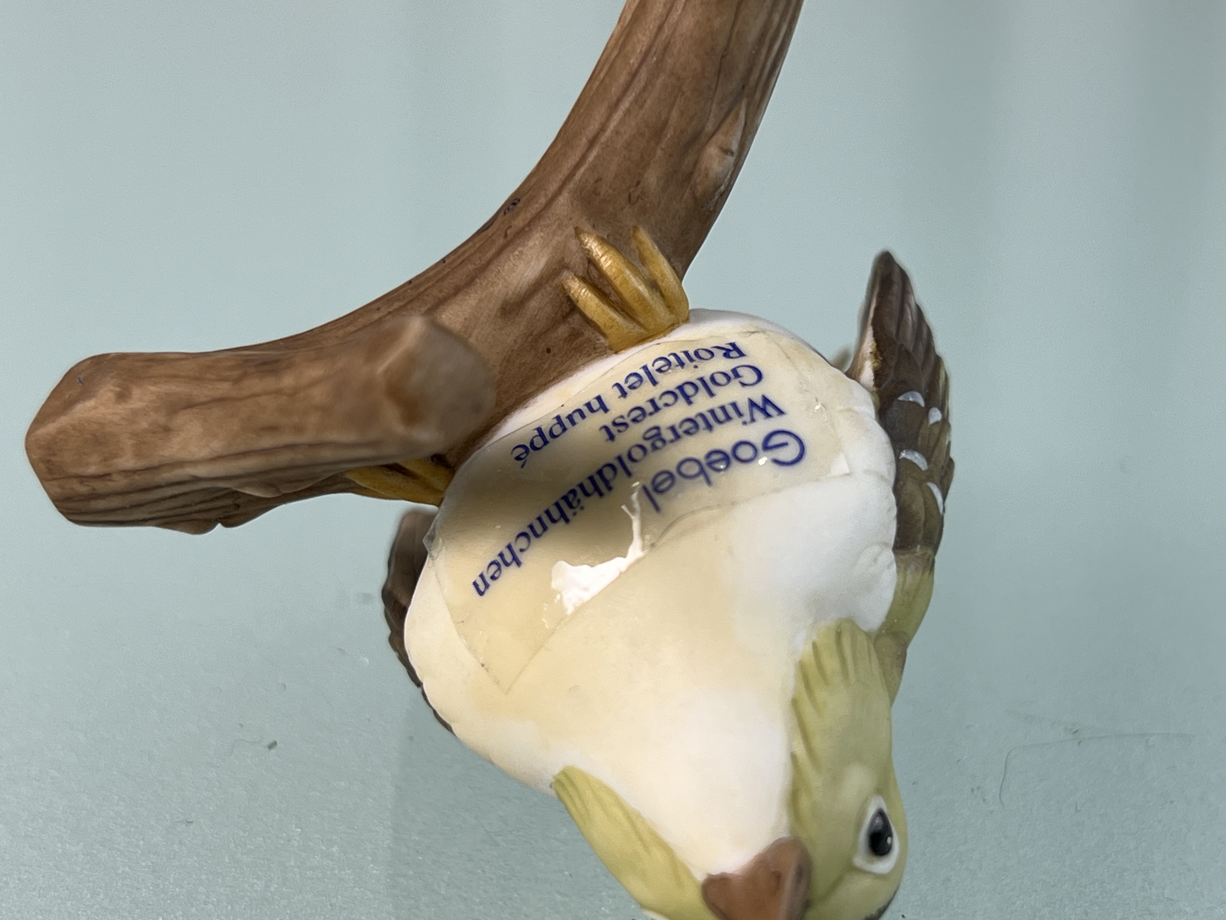 Goebel Vogel Figur Porzellan Vogel 4,5 cm. Top Zustand     