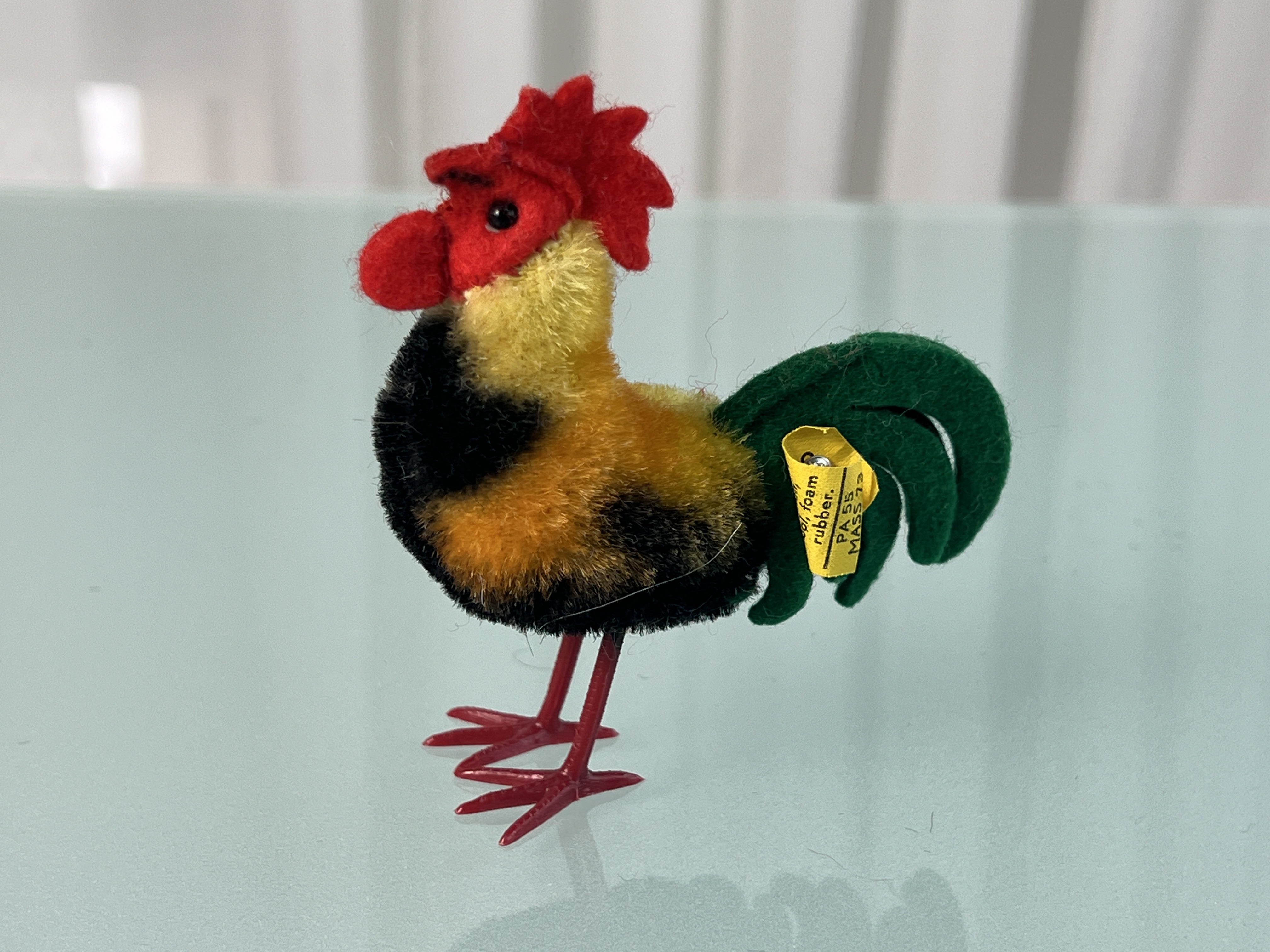 Steiff Tier Hahn 9 cm. Zustand siehe Fotos 