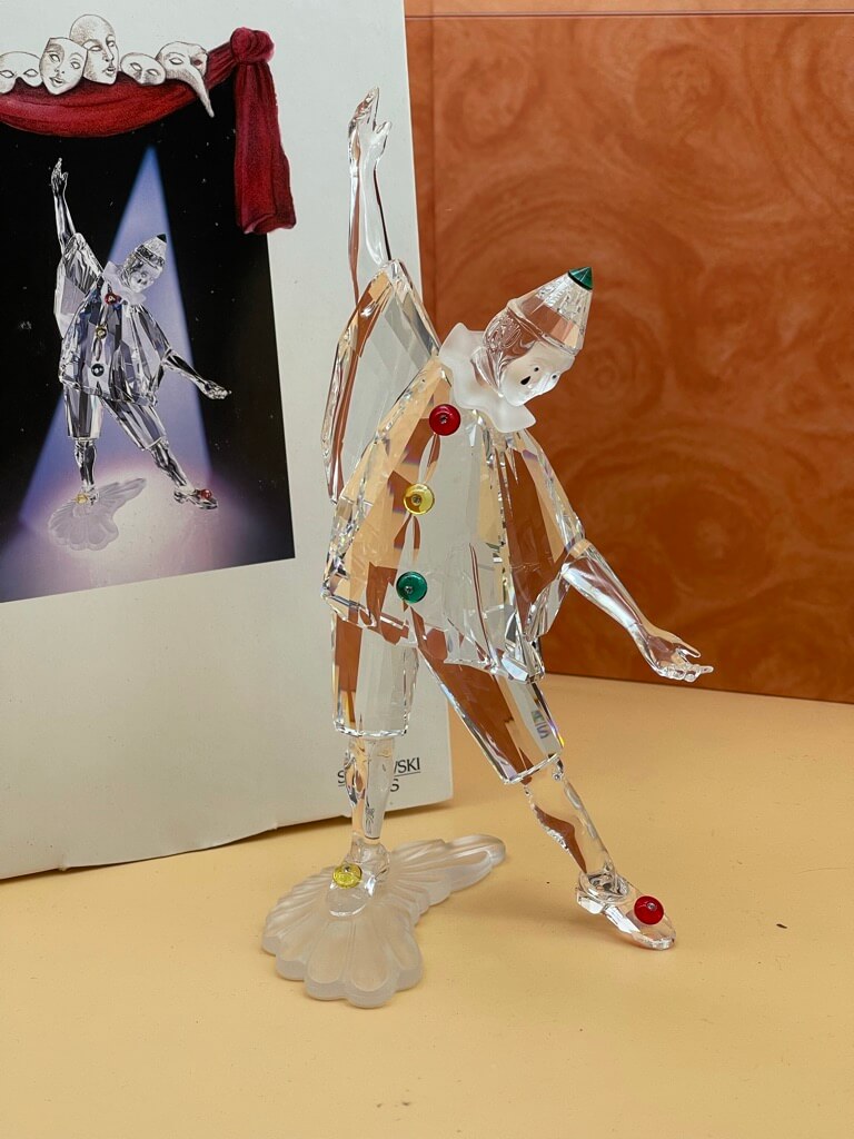 Swarovski Figur 230586 Pierrot 20 cm. Ovp & Zertifikat. Top Zustand