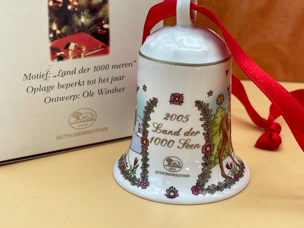  Hutschenreuther Weihnachtsglocke 2005 mit Ovp. 7 cm. Top Zustand. 