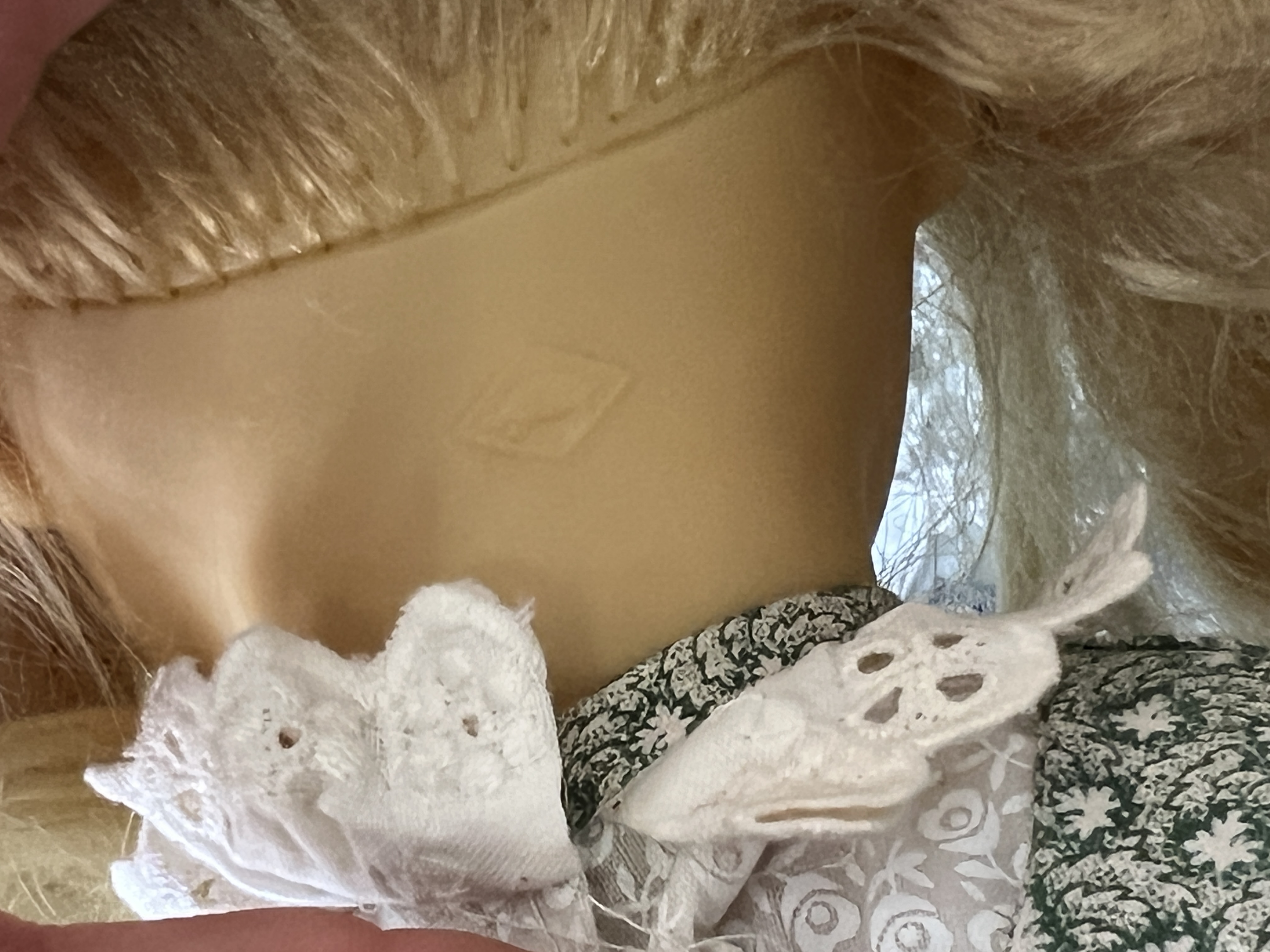 Schildkrötpuppe Vinyl Puppe 43 cm. Top Zustand.    