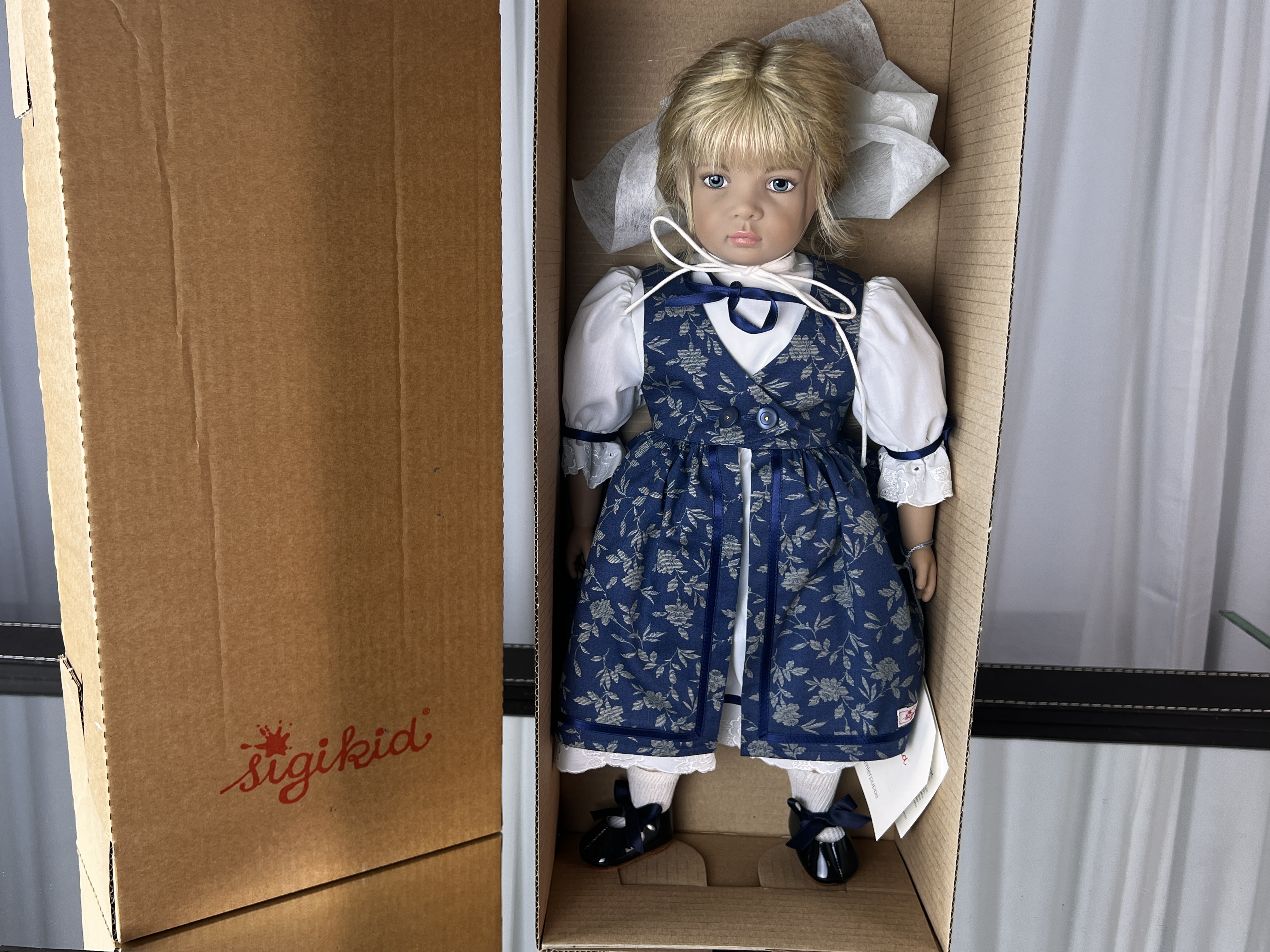 Sigikid Vinyl Puppe 50 cm. Top Zustand   