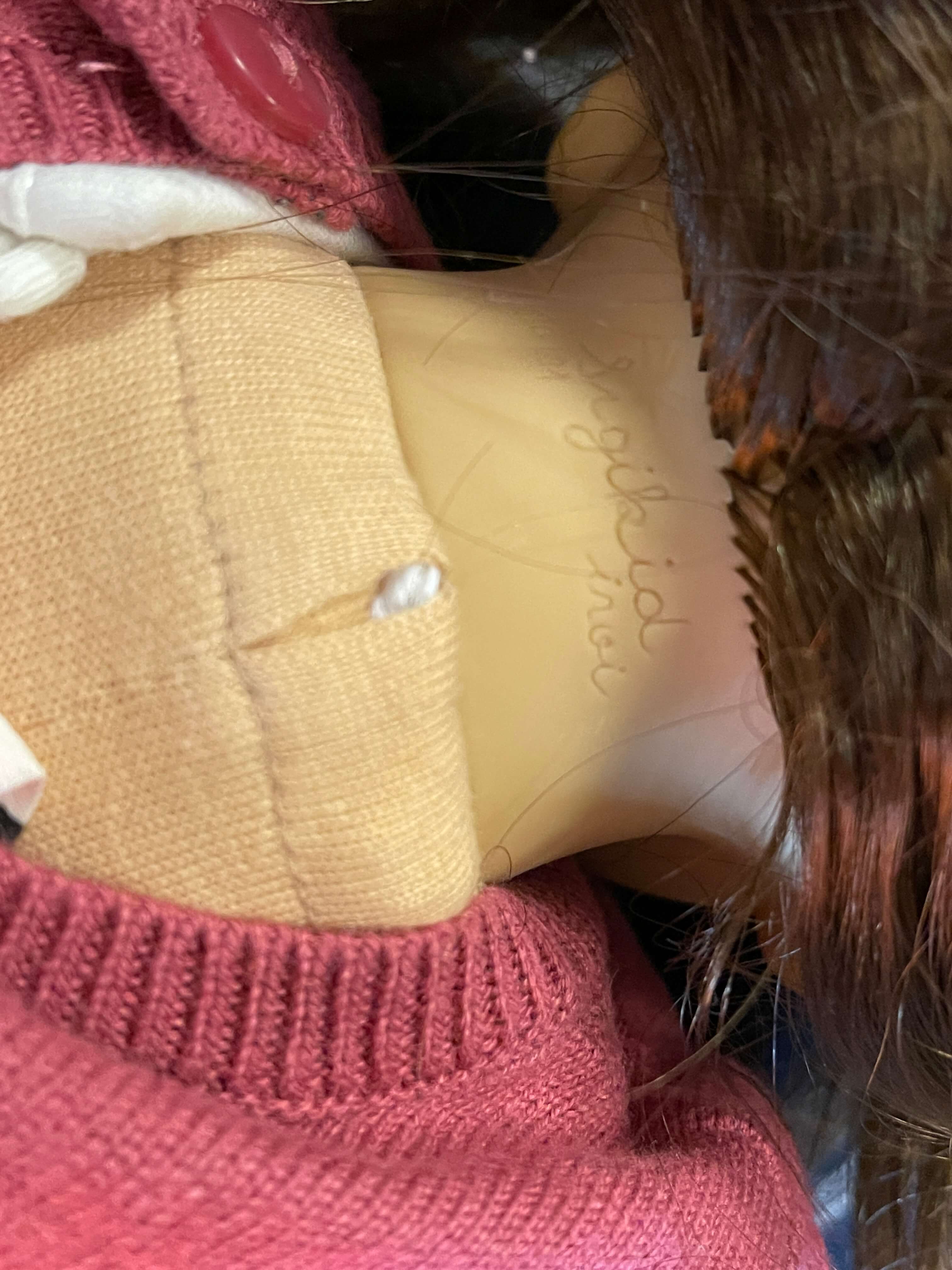 Sigikid Ilse Wipller  Vinyl Künstlerpuppe Puppe 52 cm. Top Zustand