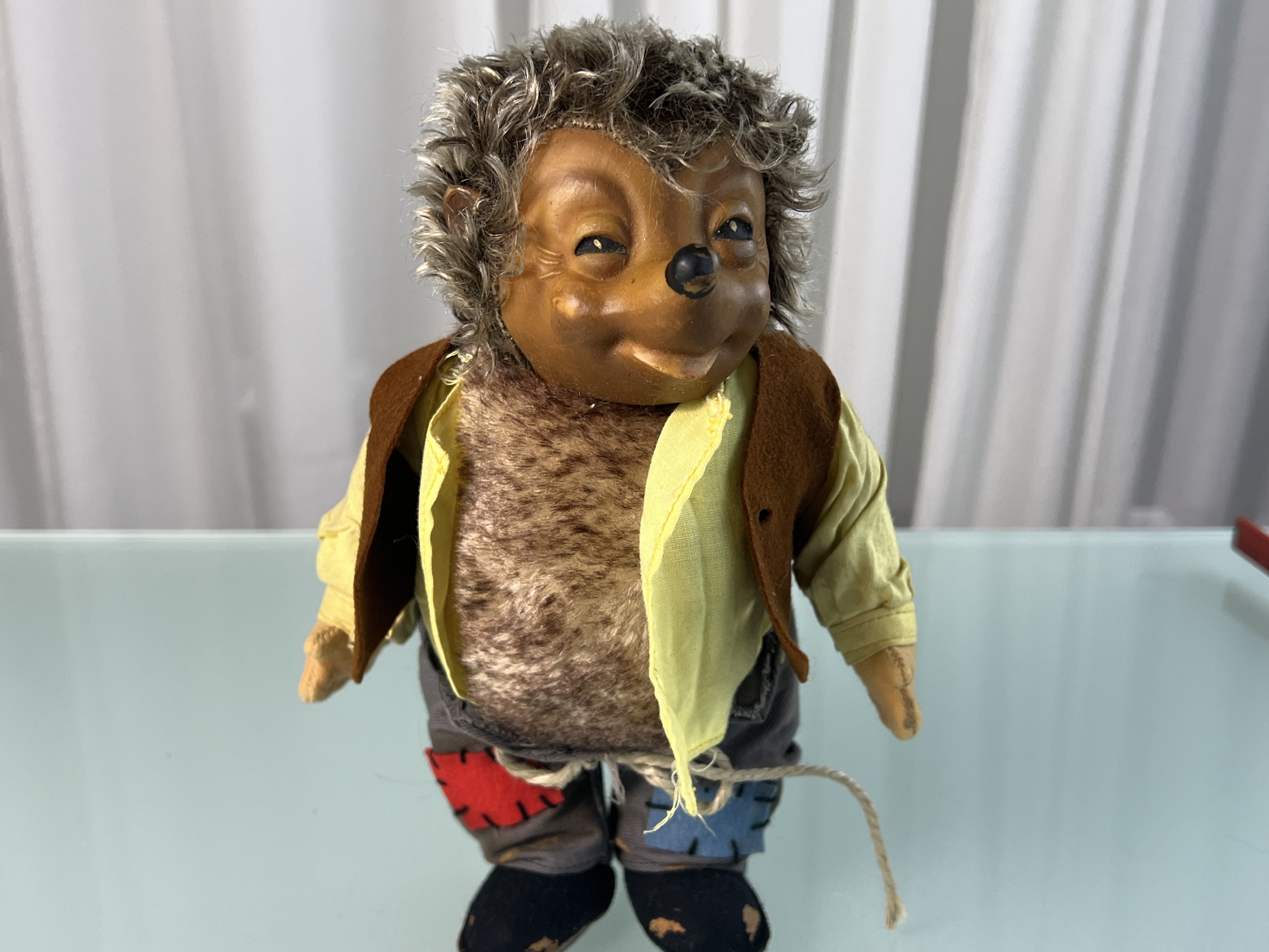 Steiff Tier Mecki Igel 25 cm. Zustand siehe Fotos 